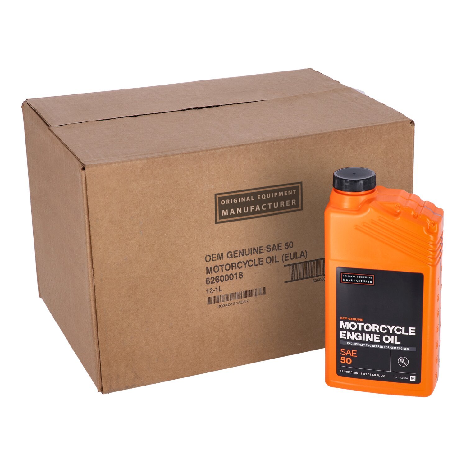 OEM SAE 50 (Mineral) motor oil. 1 liter bottle