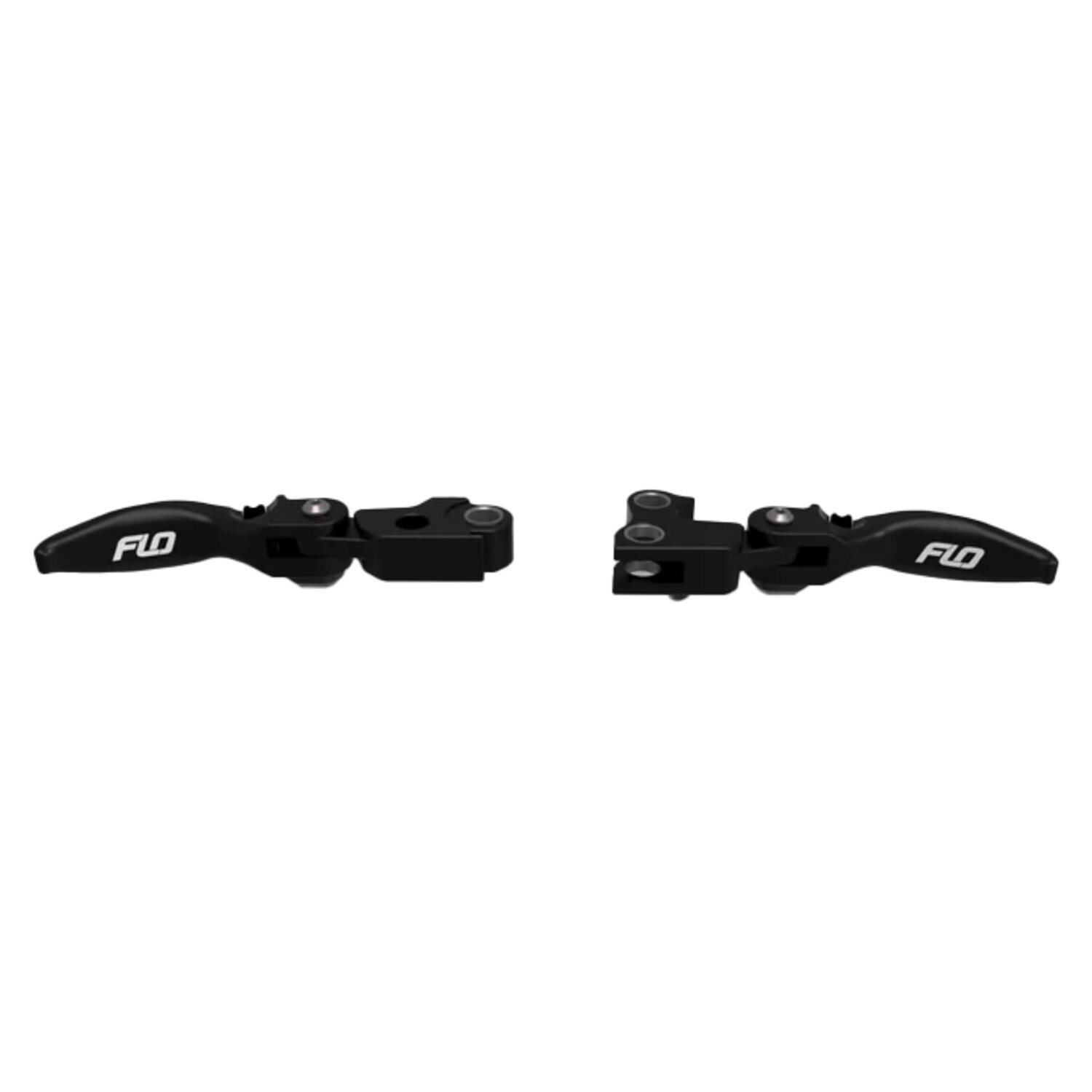 Flo Motorsports, MX style brake & clutch levers. Short. Blck