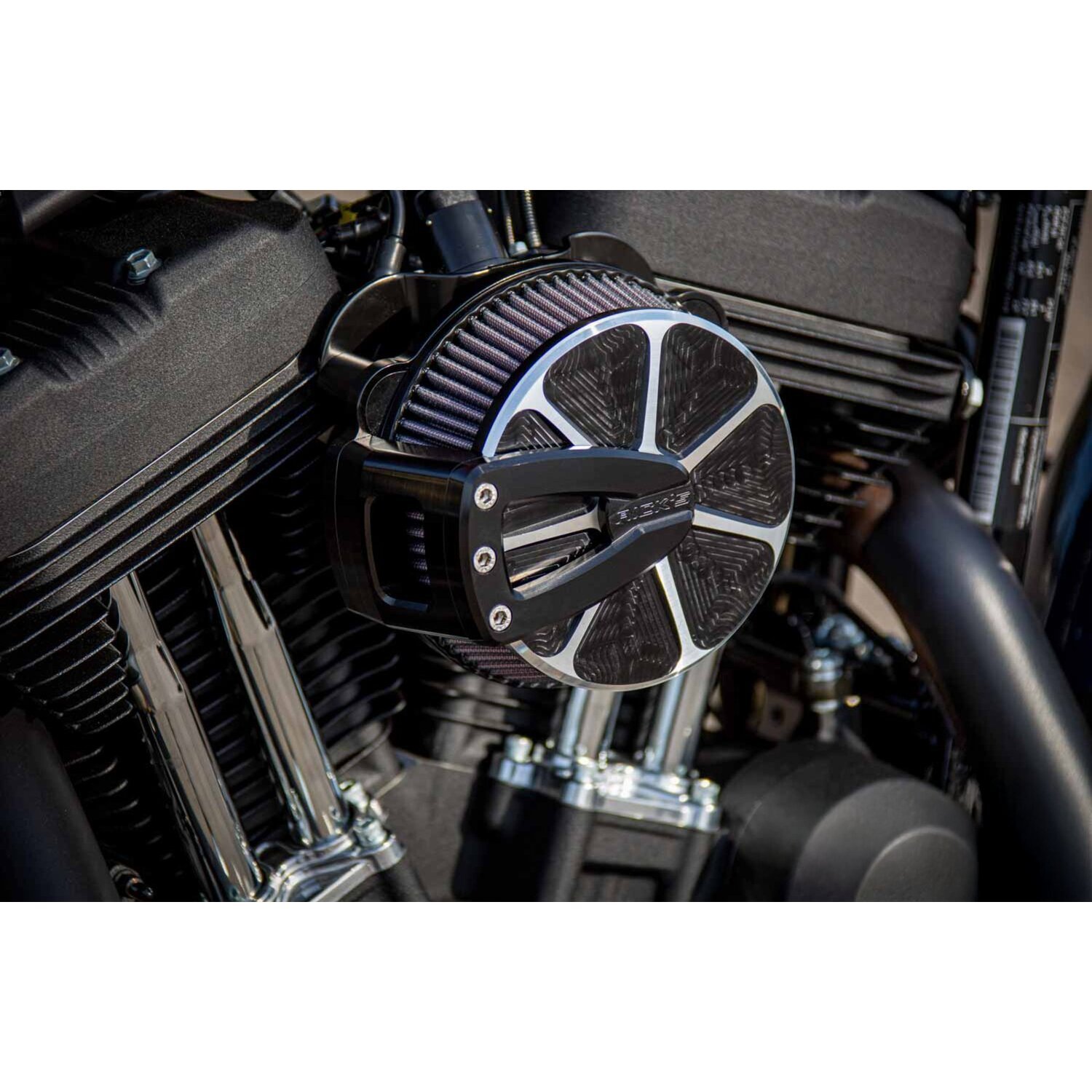 Rick's Motorcycles, Airfilter Good Guys. Euro 3, Black