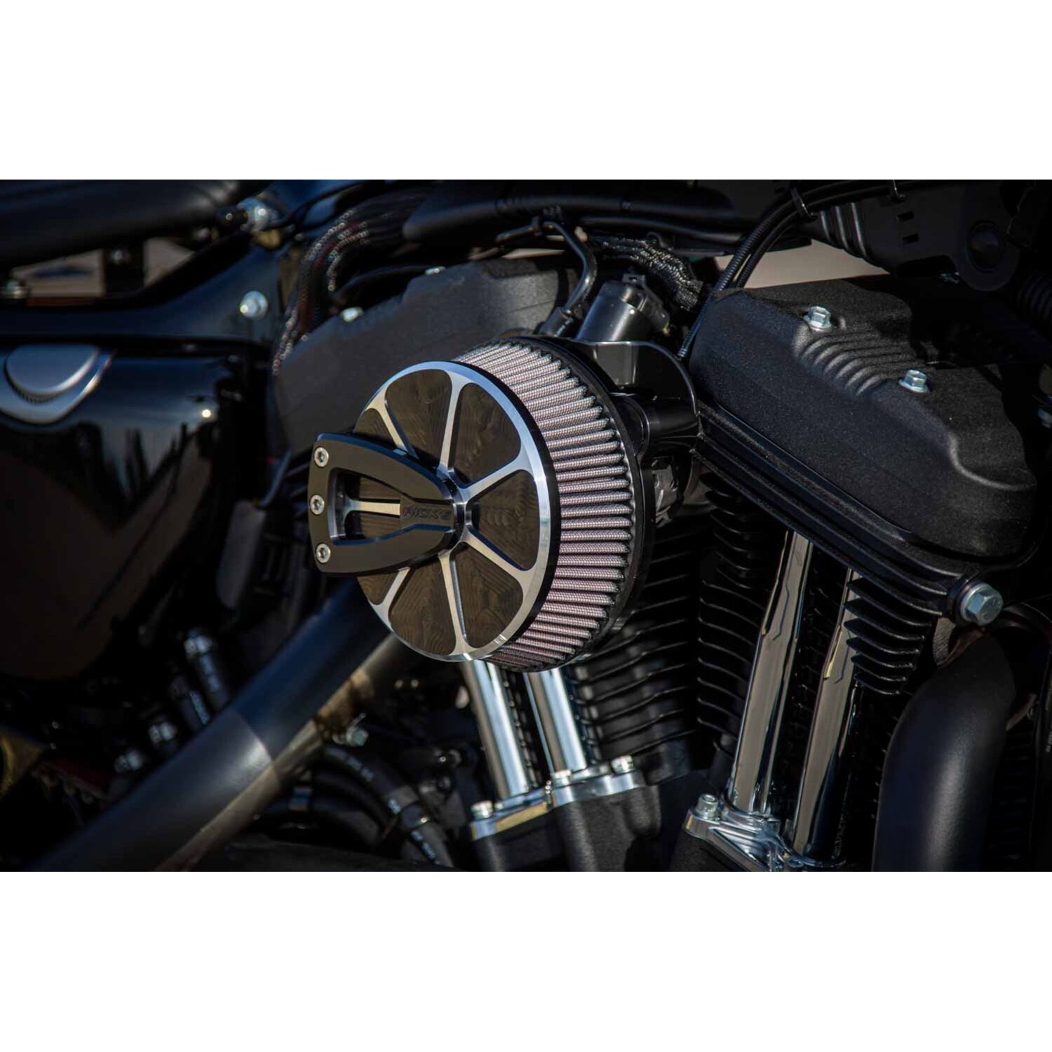Rick's Motorcycles, Airfilter Good Guys. Euro 3, Black