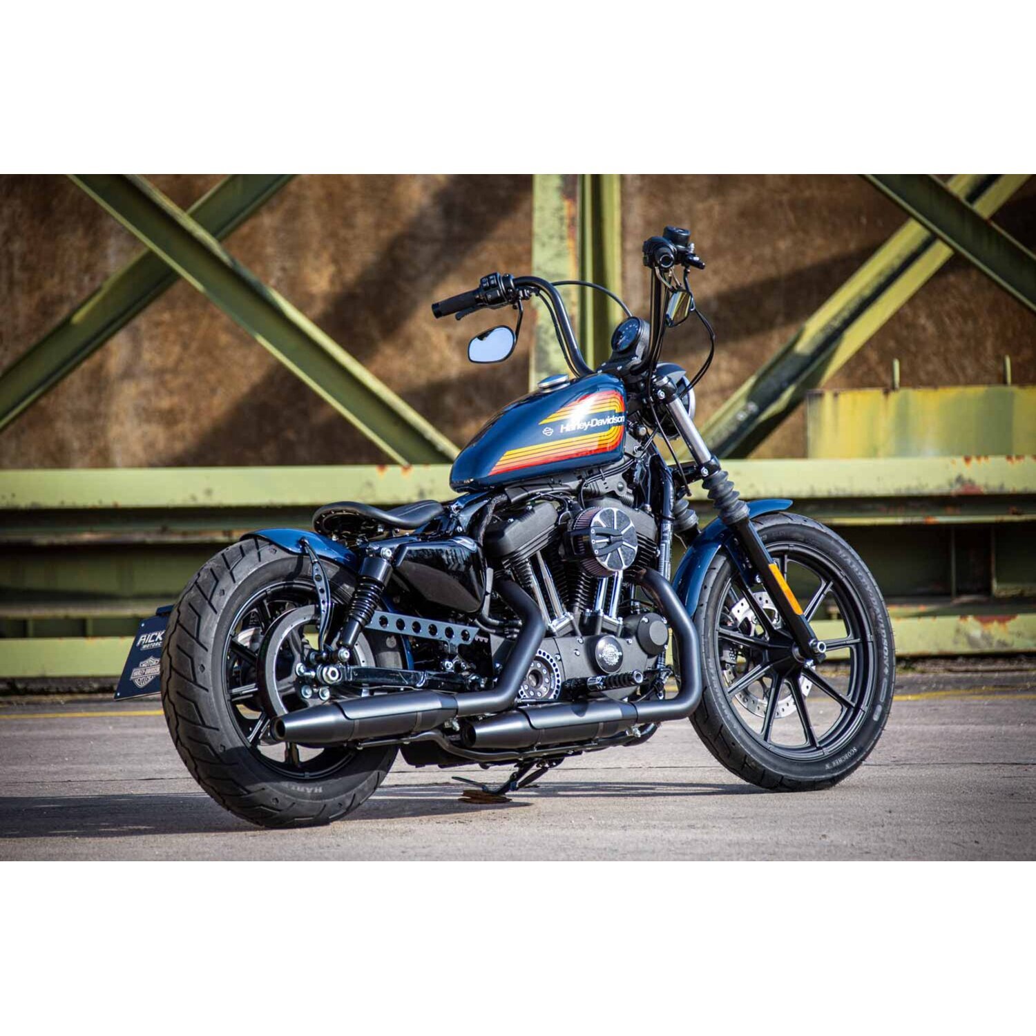 Rick's Motorcycles, Airfilter Good Guys. Euro 3, Black