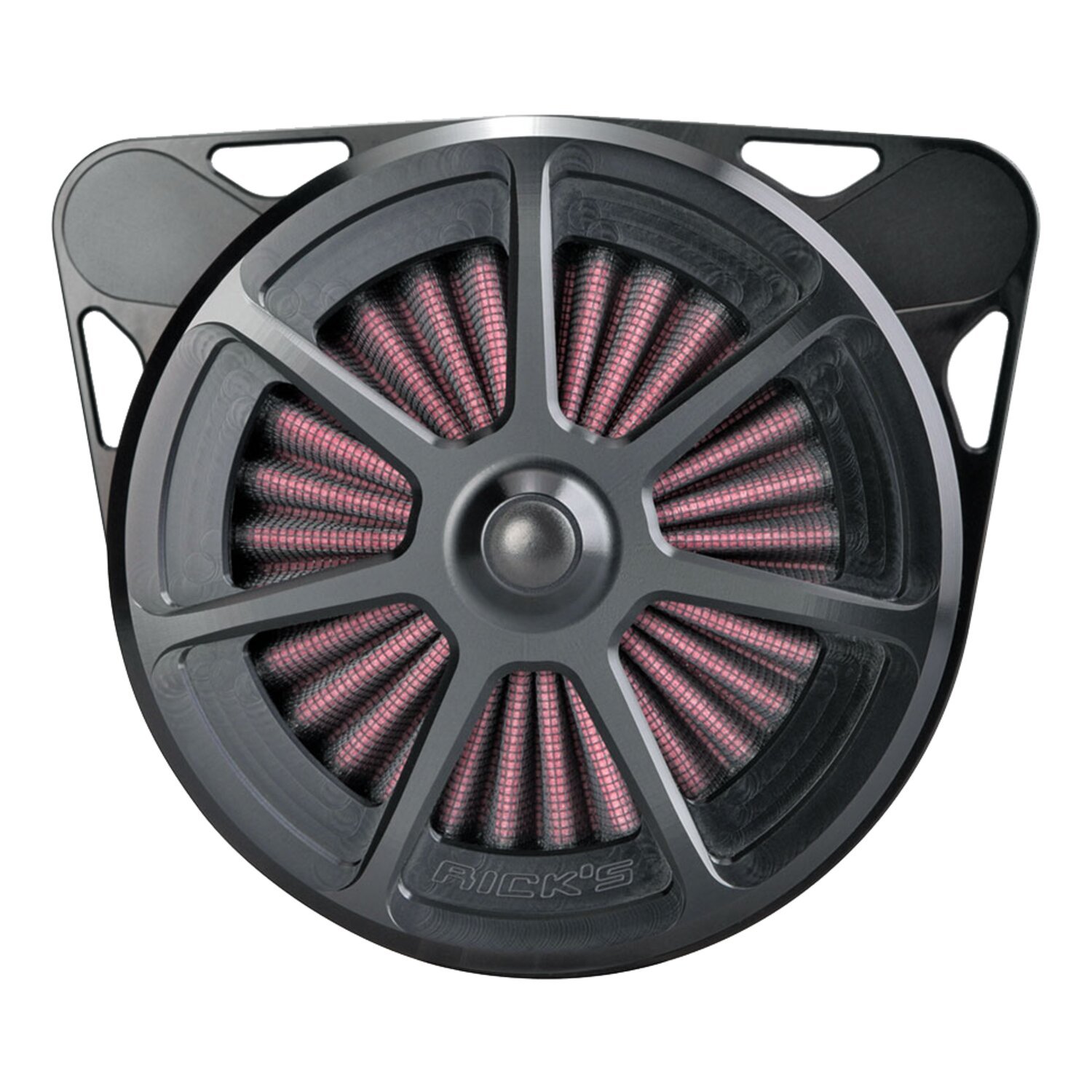 Rick's Motorcycles, Airfilter Good Guys 2 Cover. Seven Sins, Black