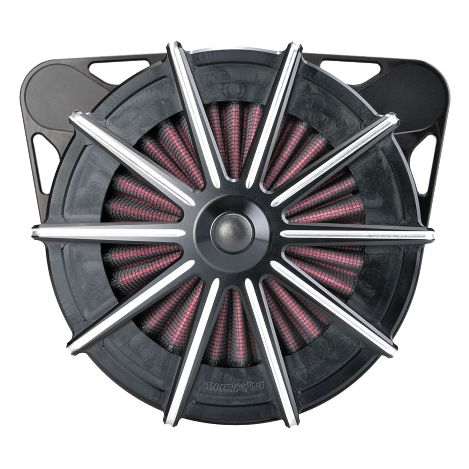 Rick's Motorcycles, Airfilter Good Guys 2 Cover. Spoke Bicol, Black