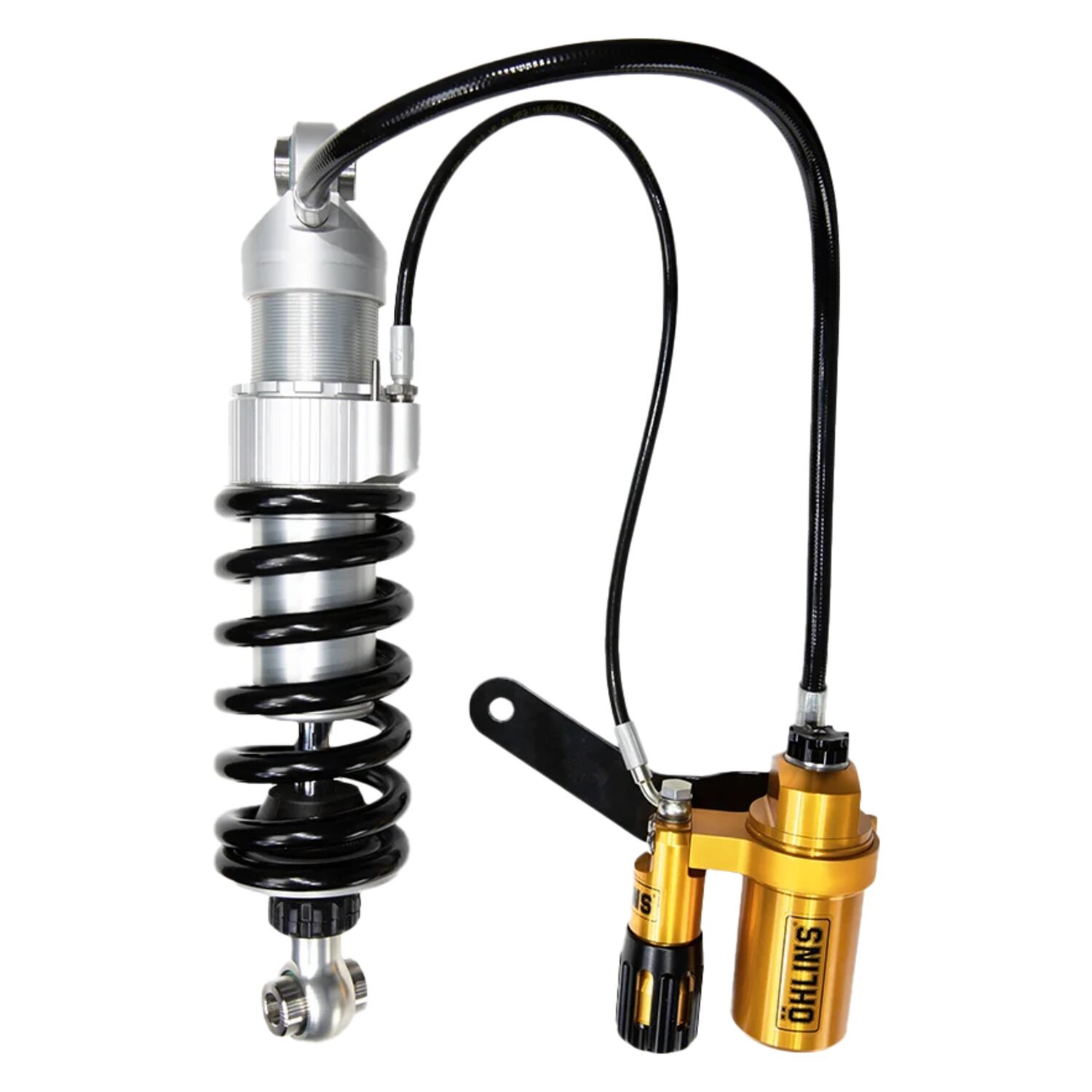 Öhlins, STX 46 Shock Absorber.HD517. Black, Golden Reservoir