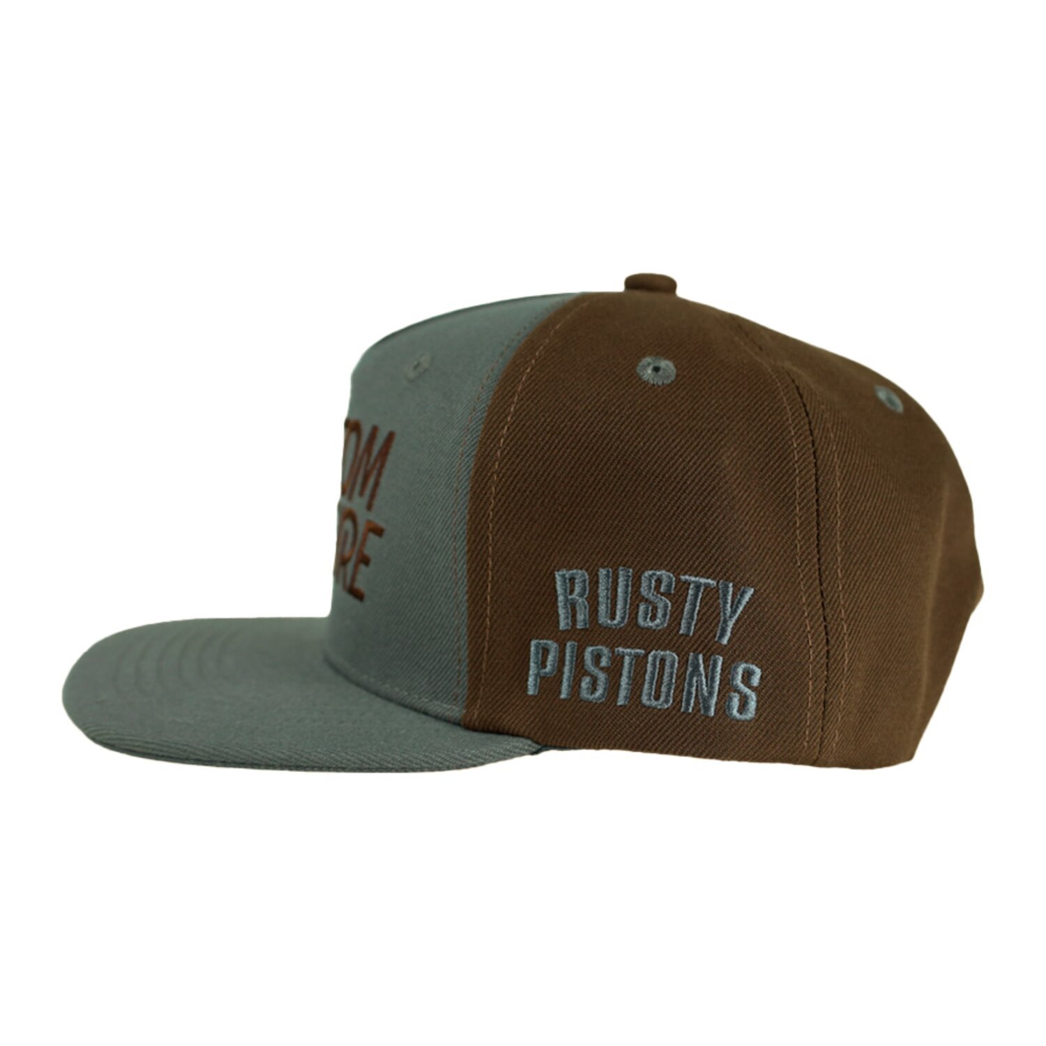 Rusty Pistons Gladys cap, Gray, brown