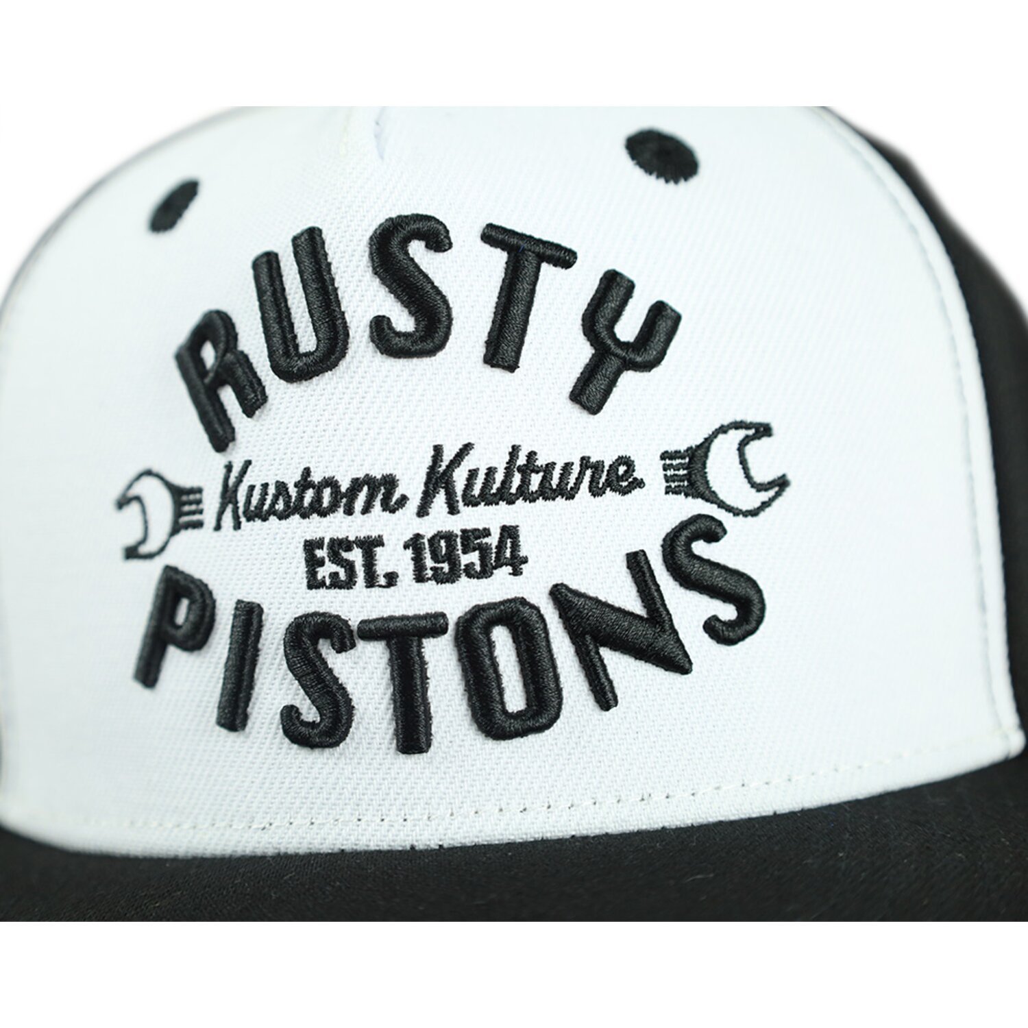Rusty Pistons Baxter cap black/white