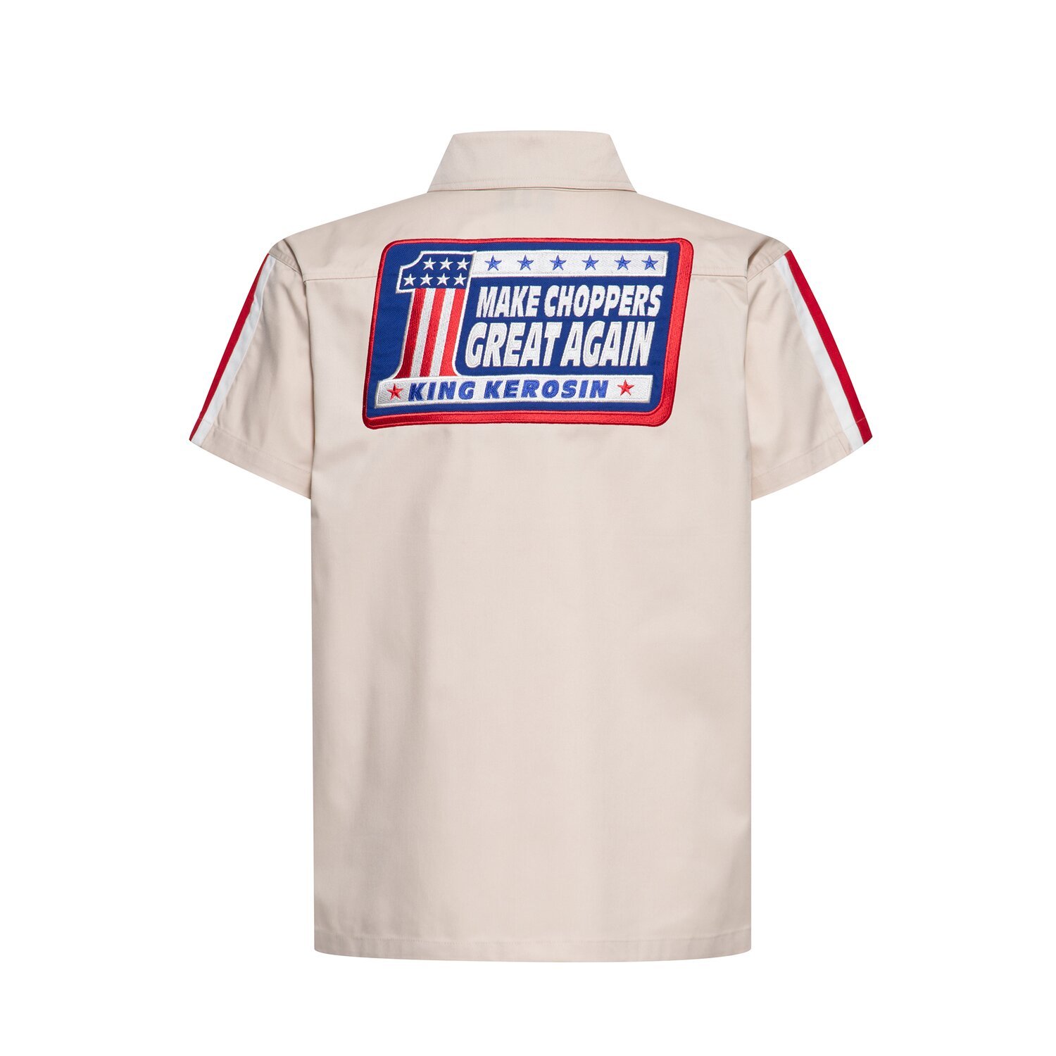 XL — King Kerosin Make Choppers Great Again shirt sand, Beige, XL