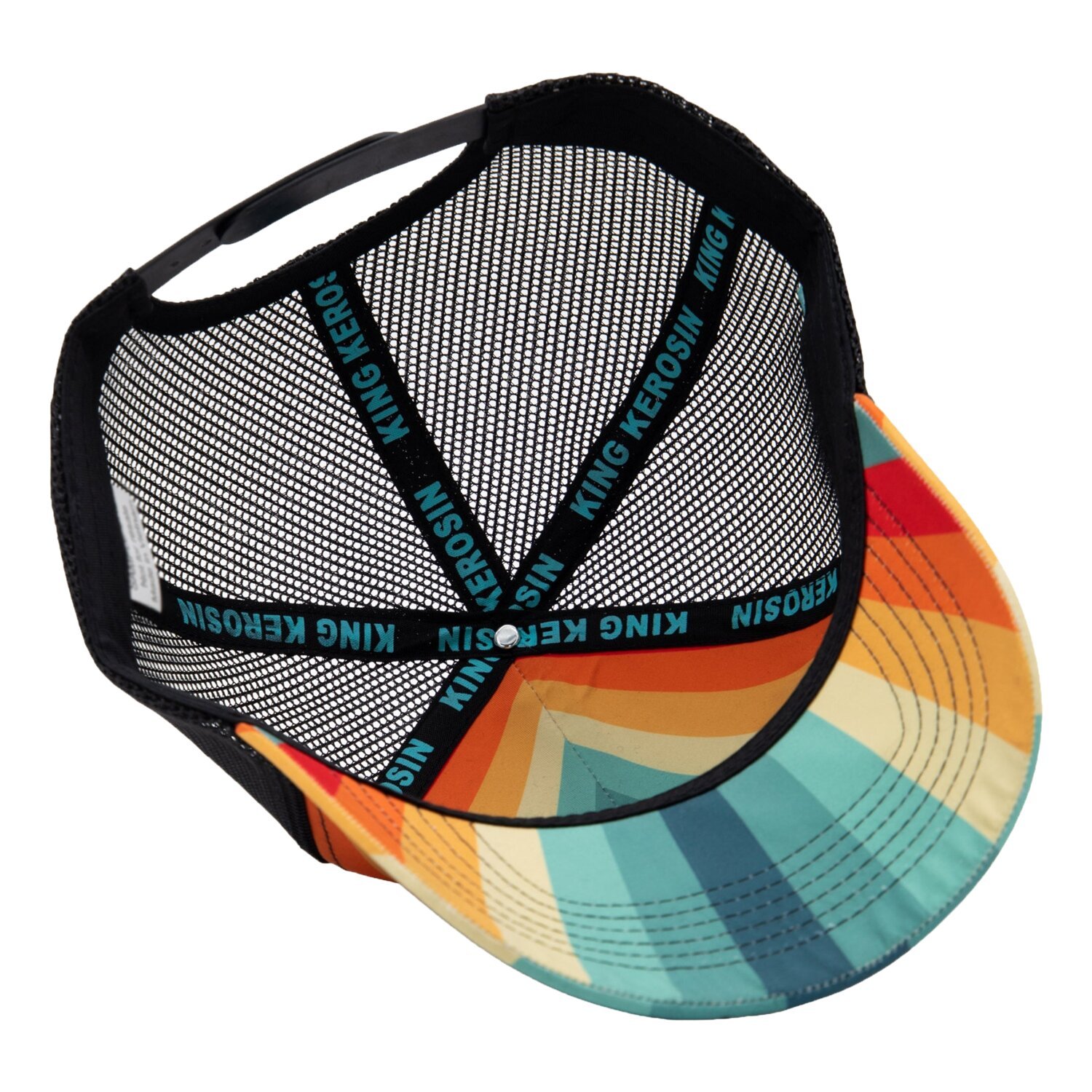 King Kerosin Chopper Shit trucker cap blue/orange