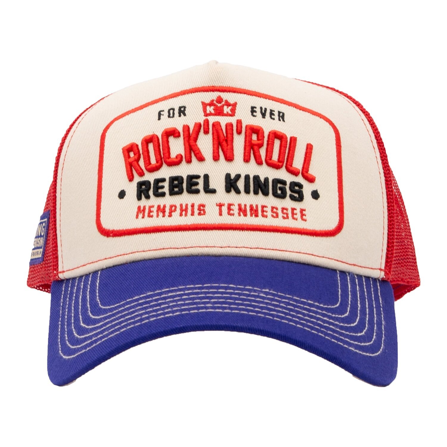 King Kerosin Rock 'n' Roll trucker cap beige