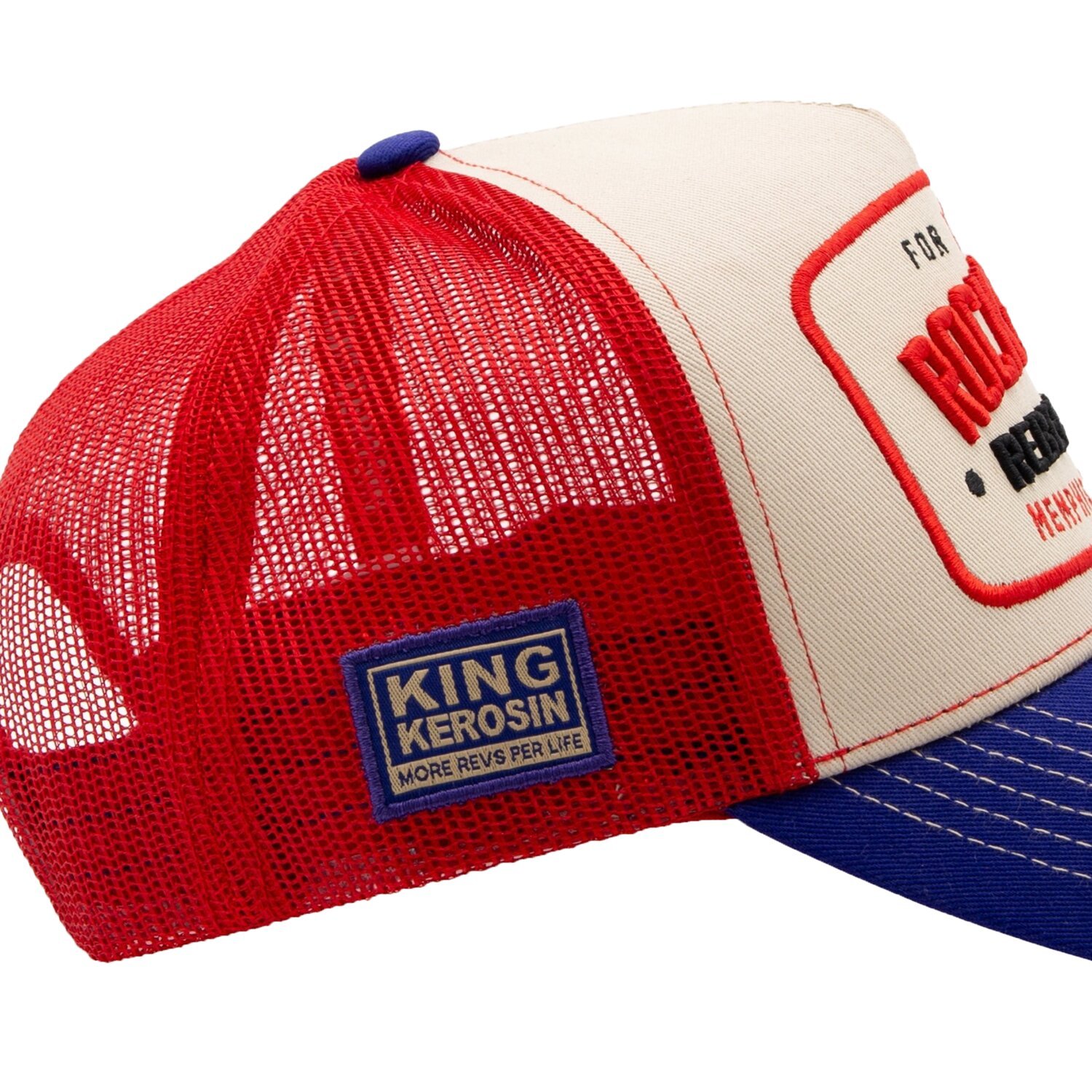 King Kerosin Rock 'n' Roll trucker cap beige
