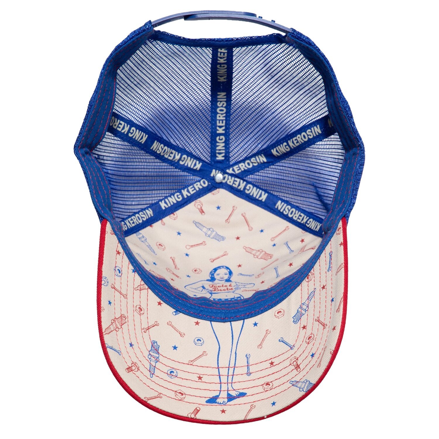 King Kerosin Never Grow Up trucker cap beige