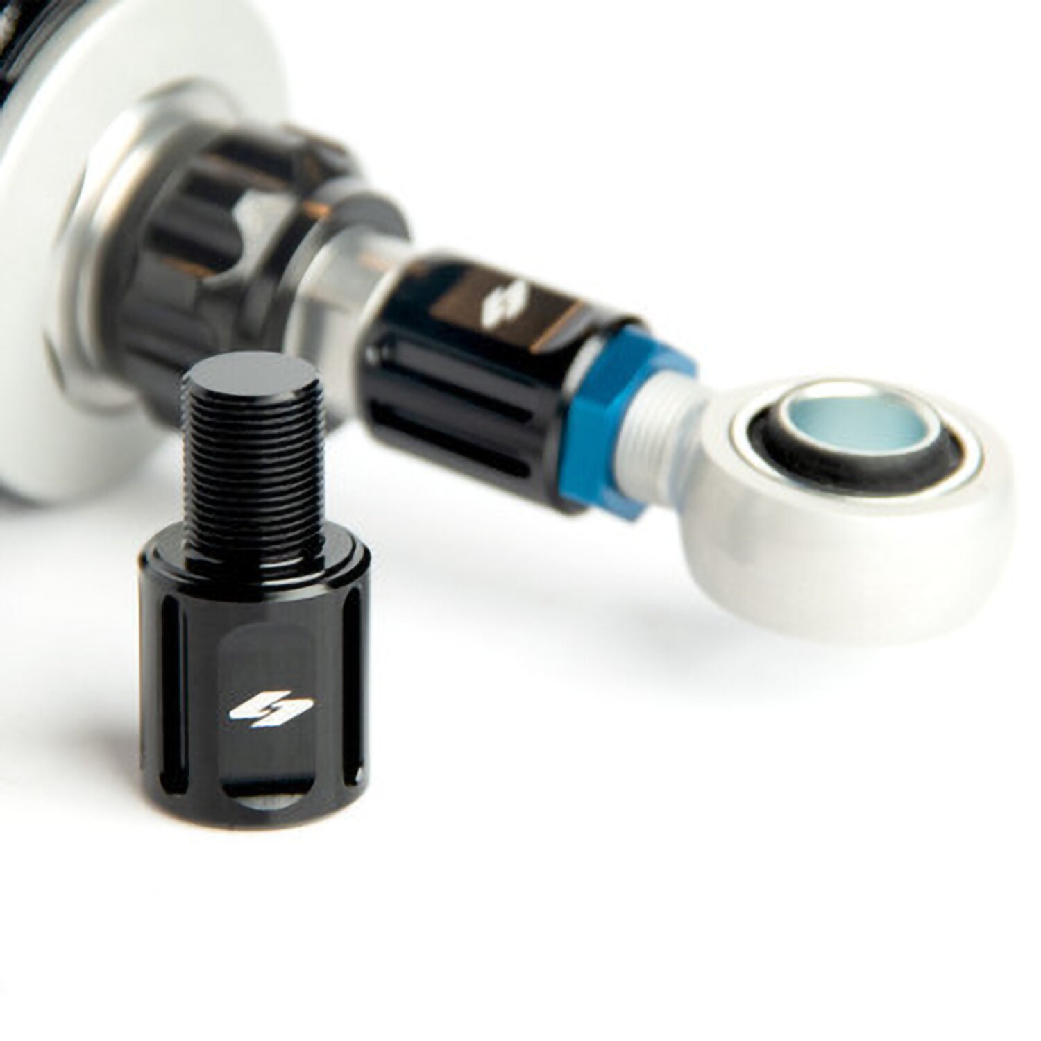 Kraus, Moto 1" rear shock extension set, Black