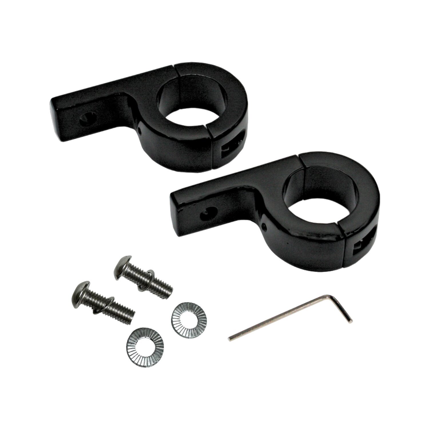 Custom Dynamics, engine guard fog lamp clamp set
