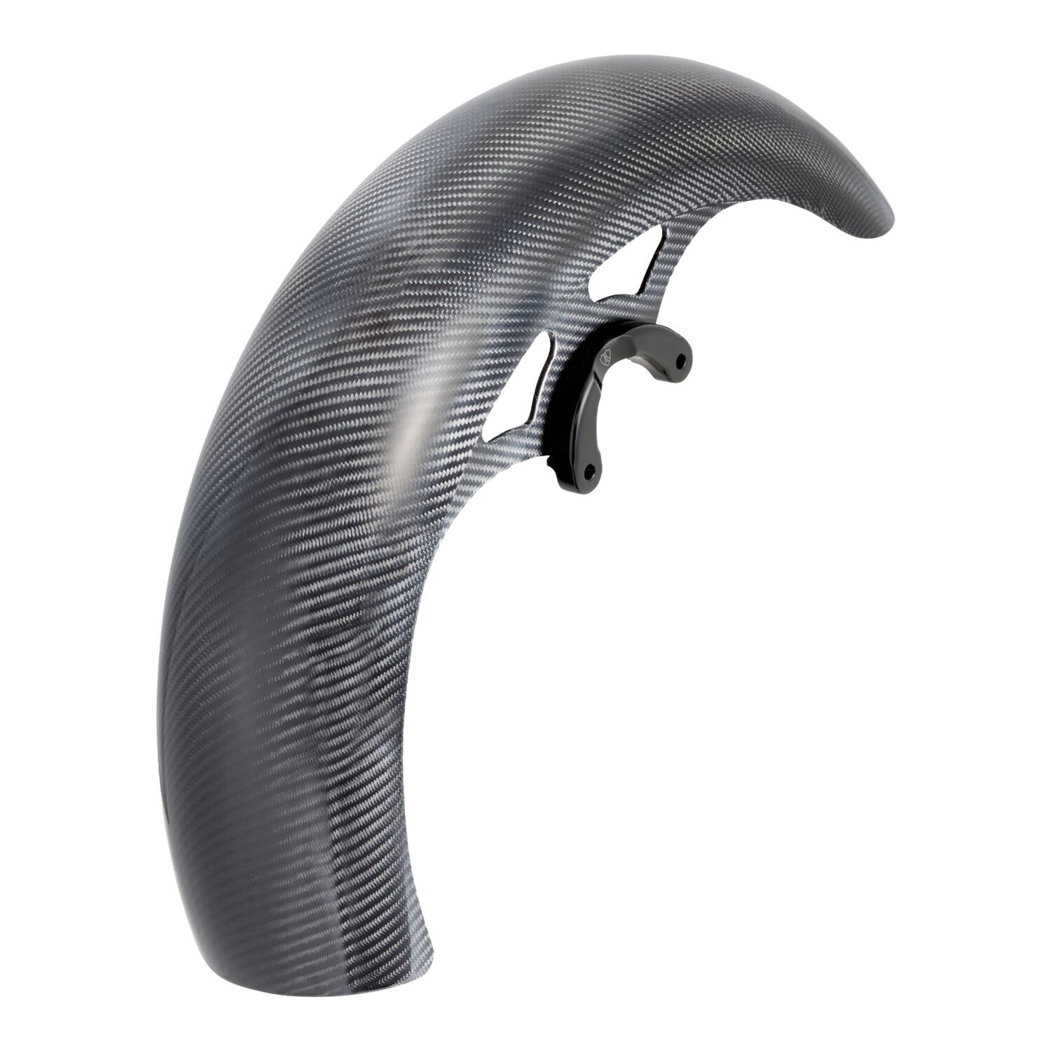 Arlen Ness, 19" Carbon Fiber Wrapper Front Fender, Unpainted, Gloss