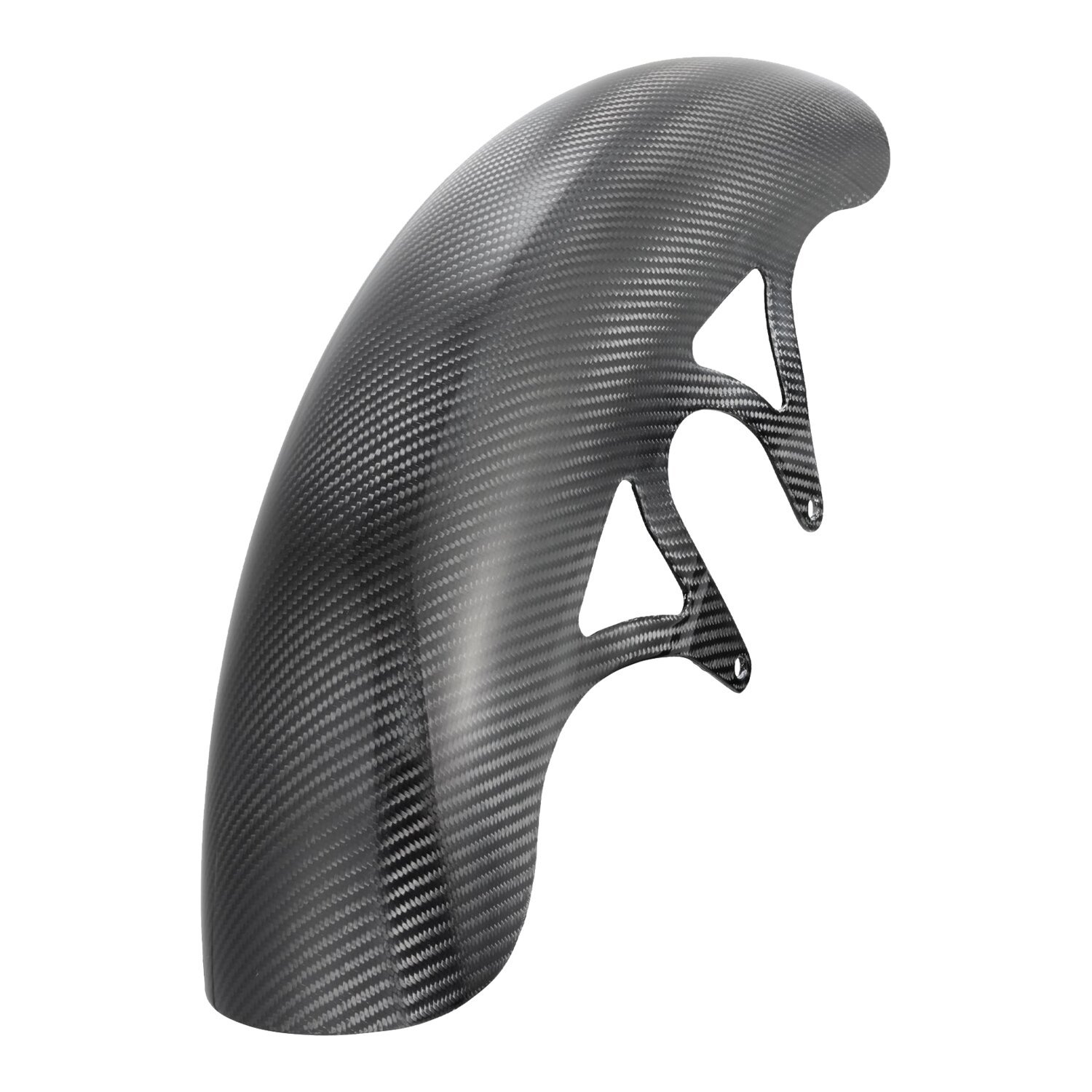 Arlen Ness, 21" Carbon Pro Sport Front Fender, Unpainted, Gloss