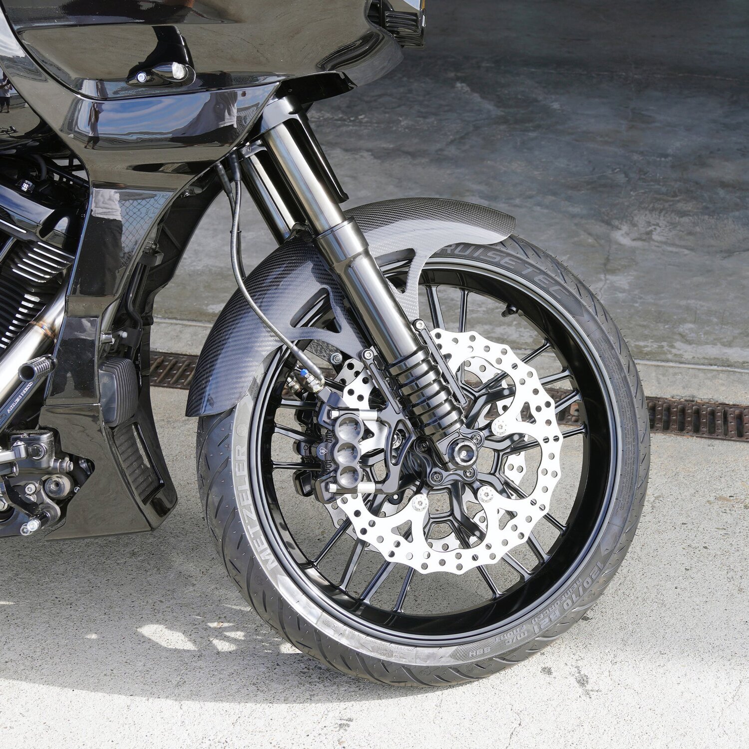 Arlen Ness, 21" Carbon Pro Sport Front Fender