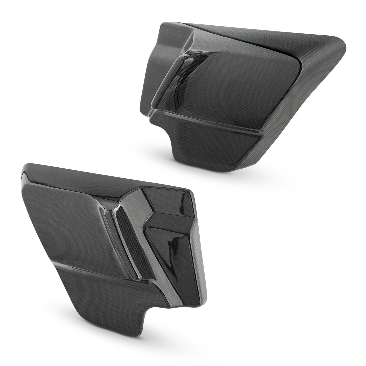 Arlen Ness, Carbon Fiber Side Cover, Unpainted, Gloss