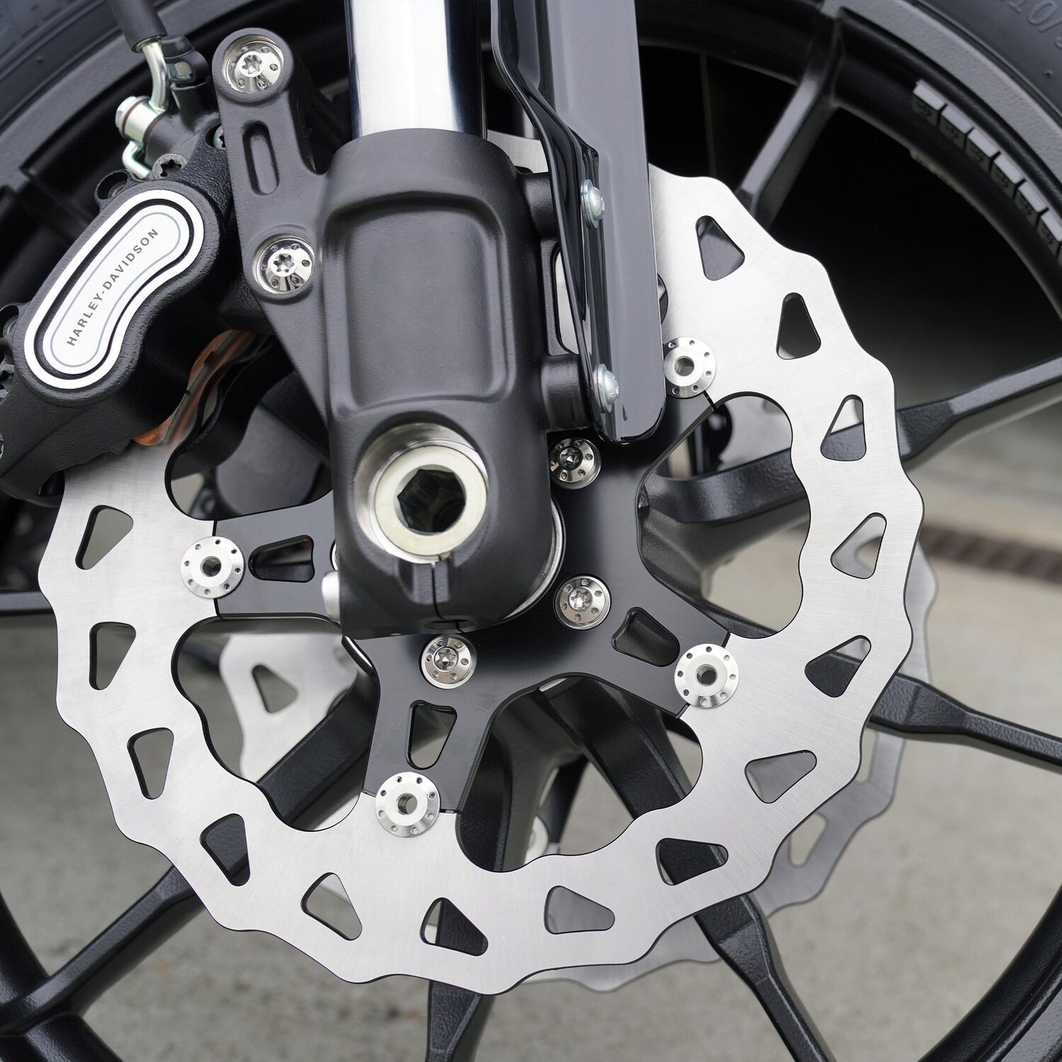 Arlen Ness, Holeshot Front Rotor Bolt Kit. Polish, Polished