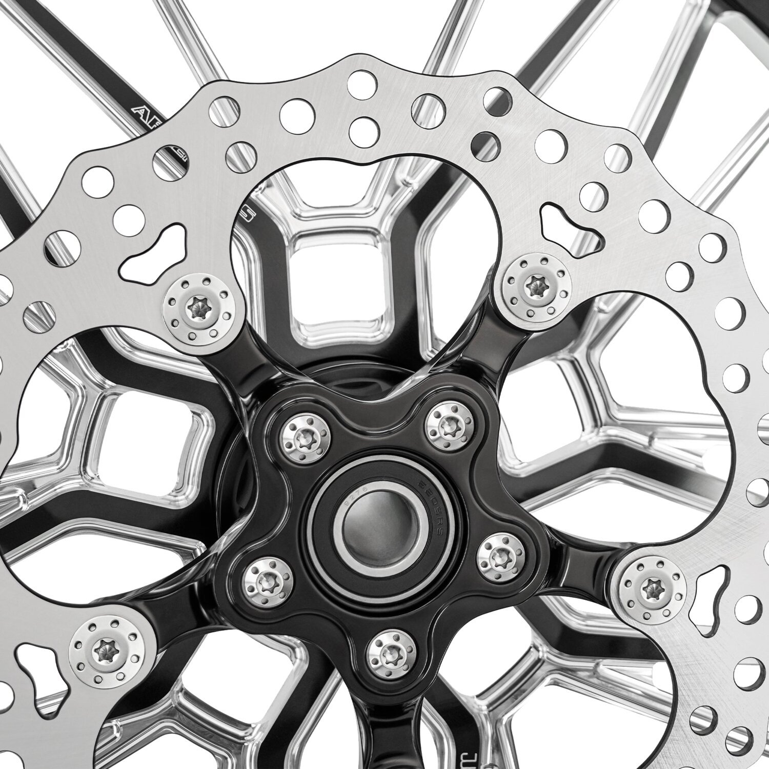 Arlen Ness, Holeshot Front Rotor Bolt Kit. Polish, Polished