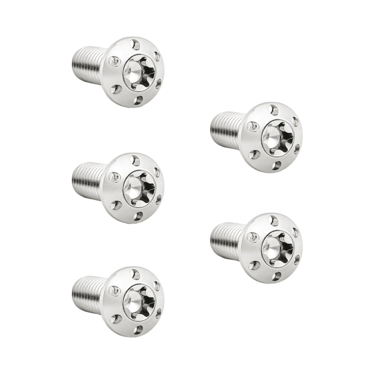 Arlen Ness, Holeshot Front Rotor Bolt Kit. Polish