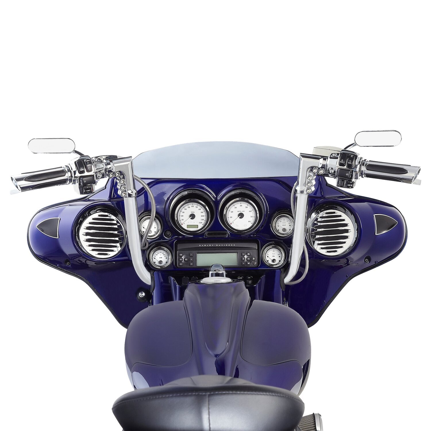 Arlen Ness, Deep Cut Comfort Grips Gen 2 e-Throttle, Chrome
