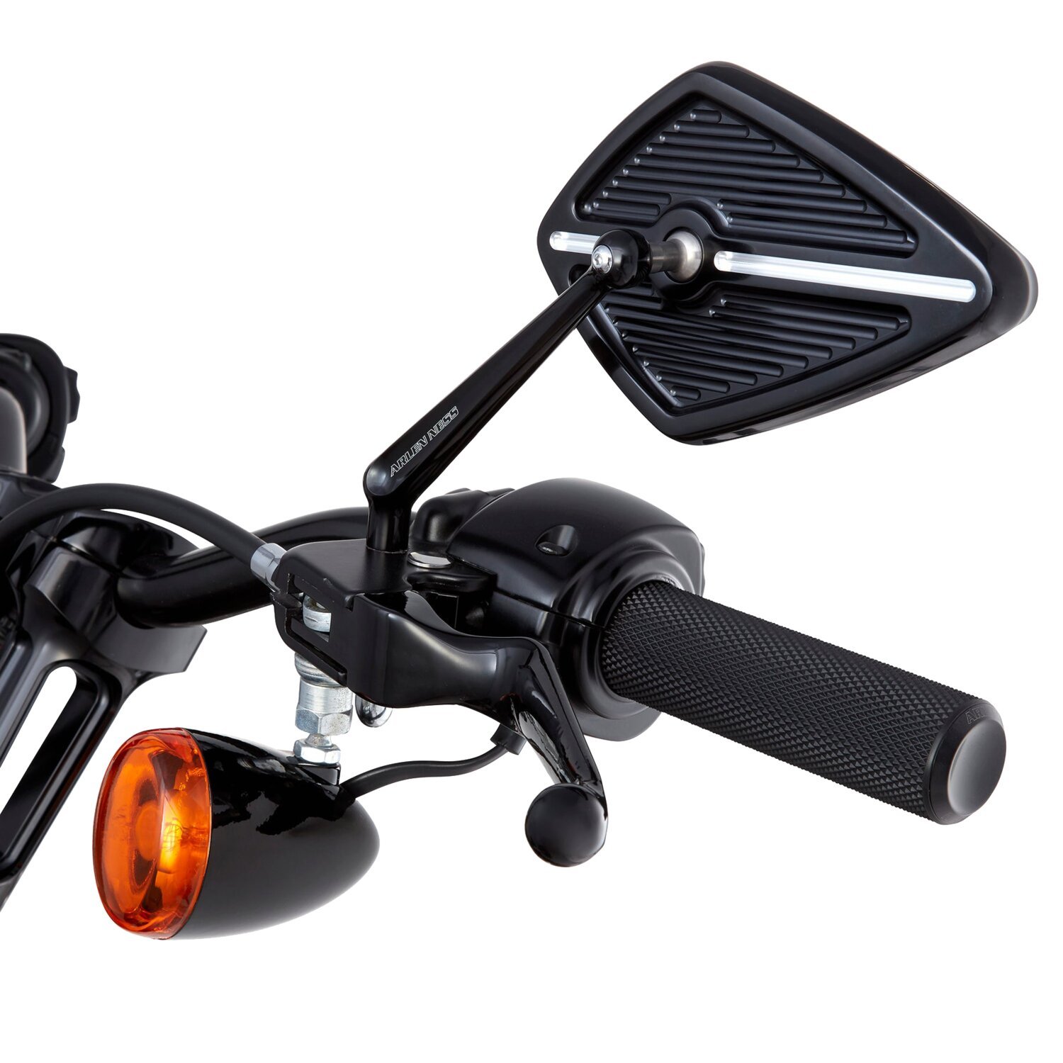 Arlen Ness, Knurled Grips Gen 2 e-Throttle, All, Black