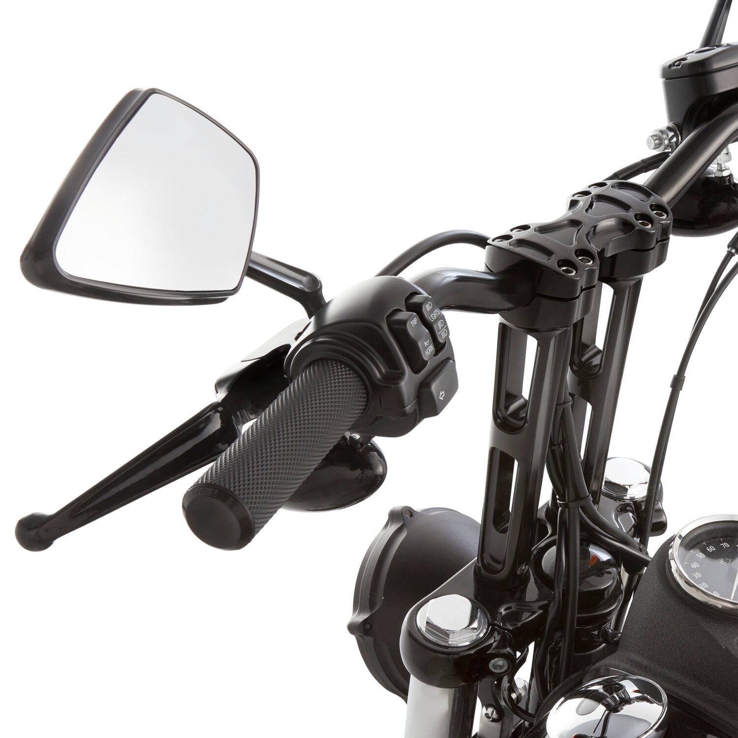 Arlen Ness, Knurled Grips Gen 2 e-Throttle, All, Black