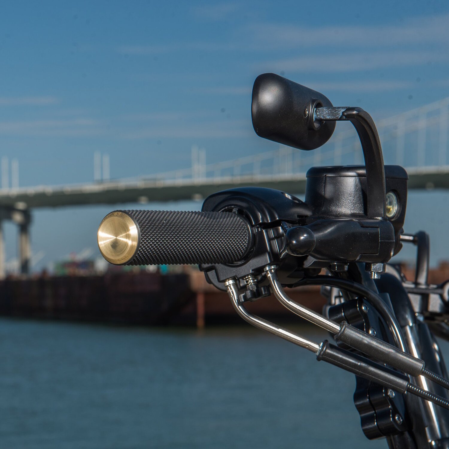 Arlen Ness, Knurled Grips Gen 2 e-Throttle, Brass