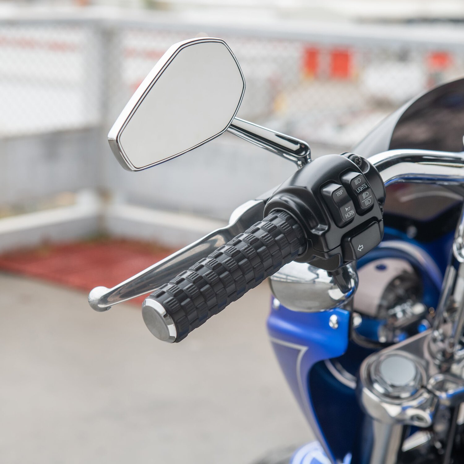 Arlen Ness, Air Trax Grips Gen 2 e-Throttle, Chrome