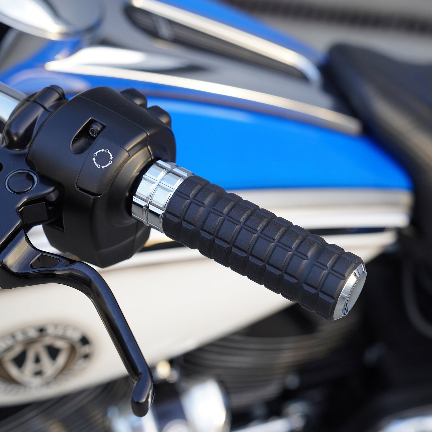 Arlen Ness, Speedliner Grips Cable, Chrome