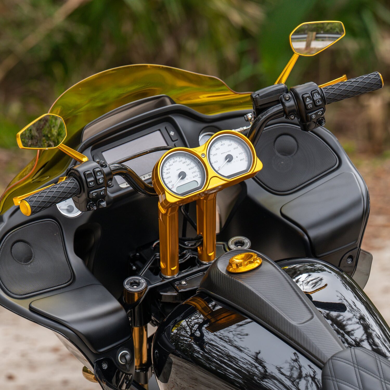 Arlen Ness, Diamond Grips Cable, Gold