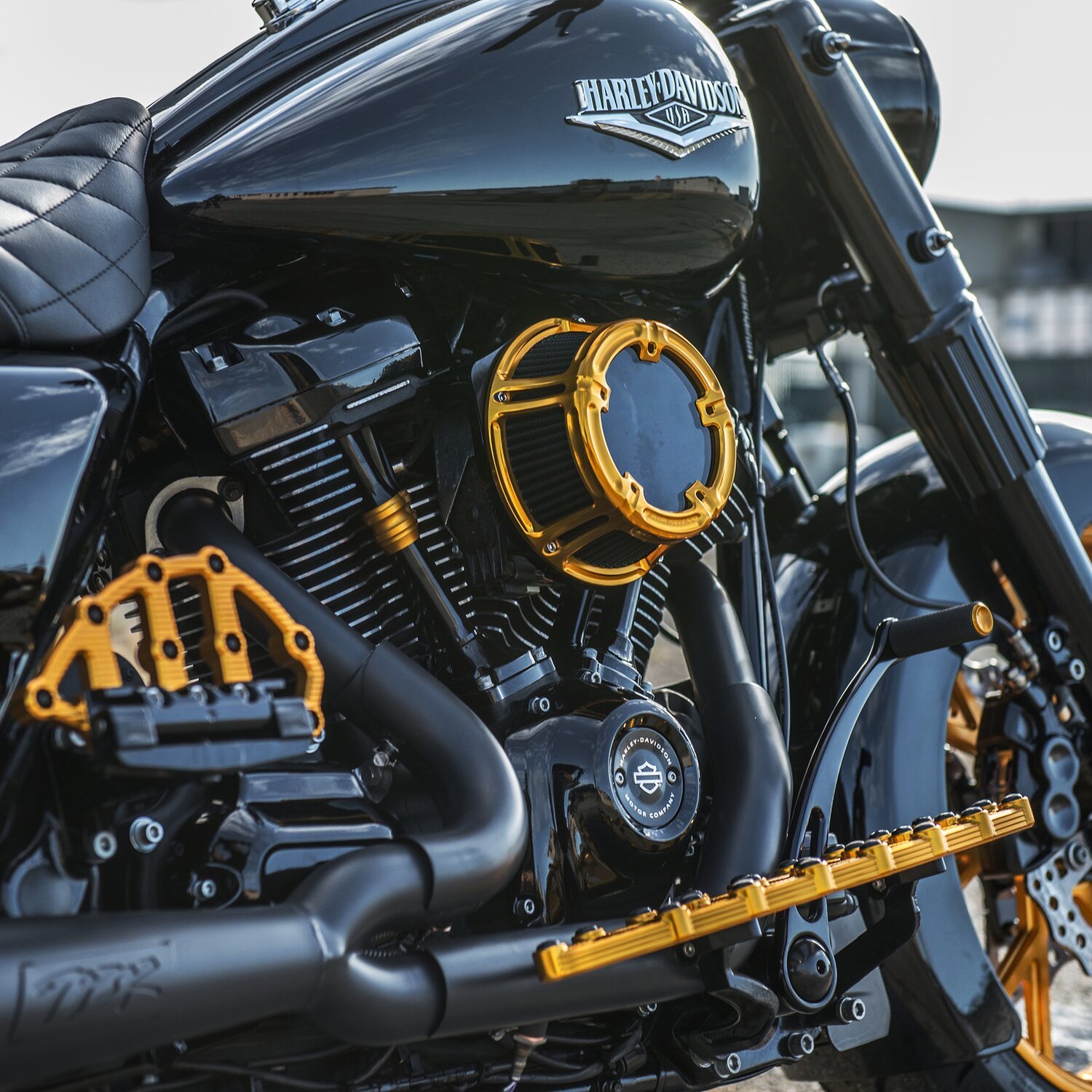 Arlen Ness, Method Air Cleaner, Gold
