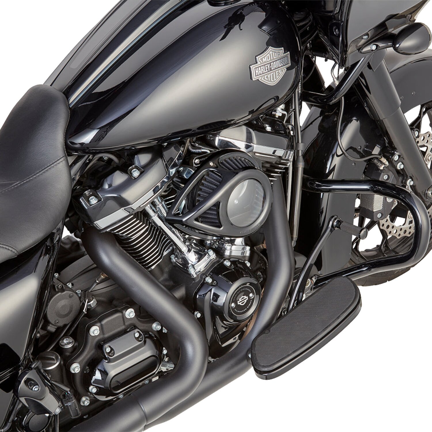 Arlen Ness, Clear Tear Air Cleaner, All, Black