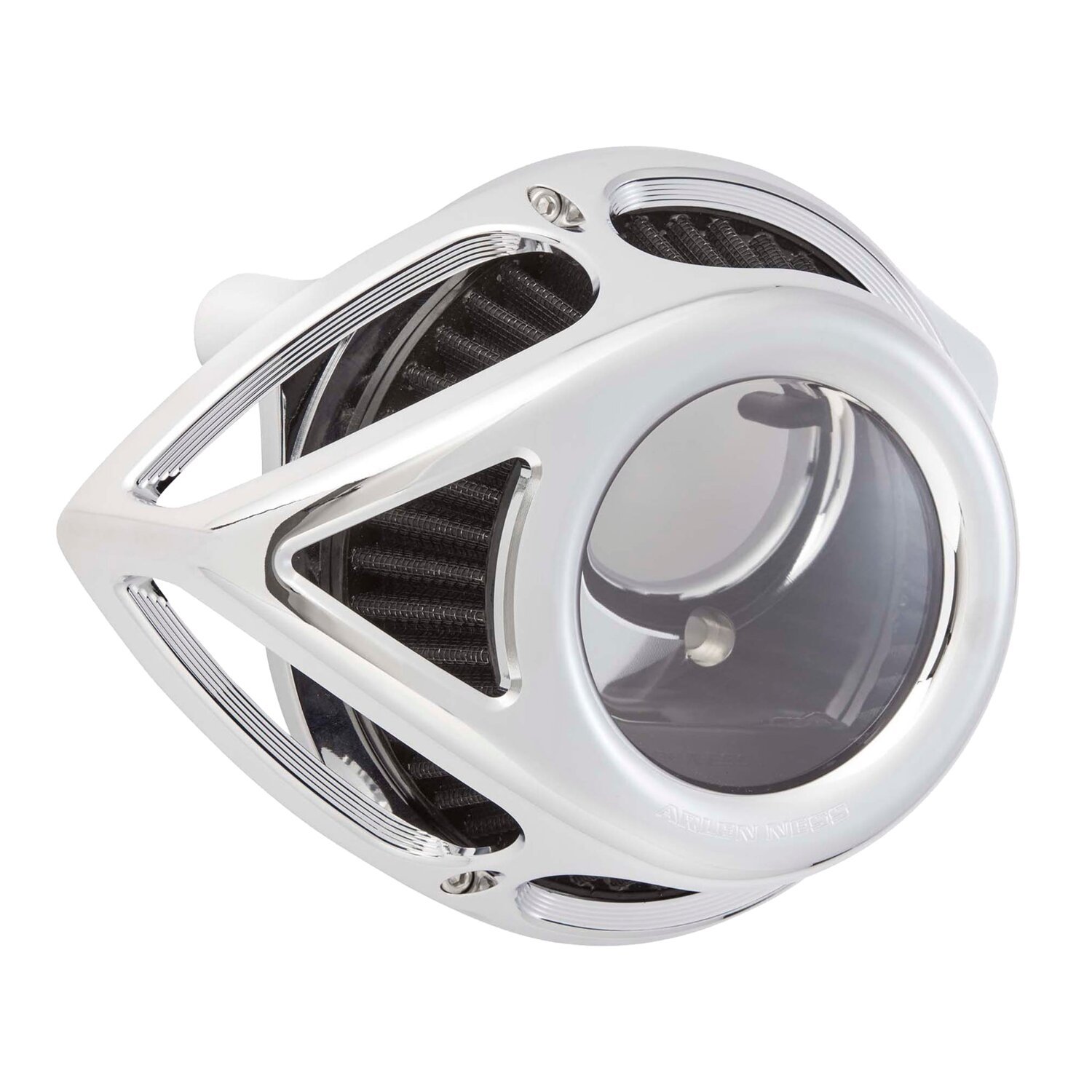 Arlen Ness, Clear Tear Air Cleaner, Chrome