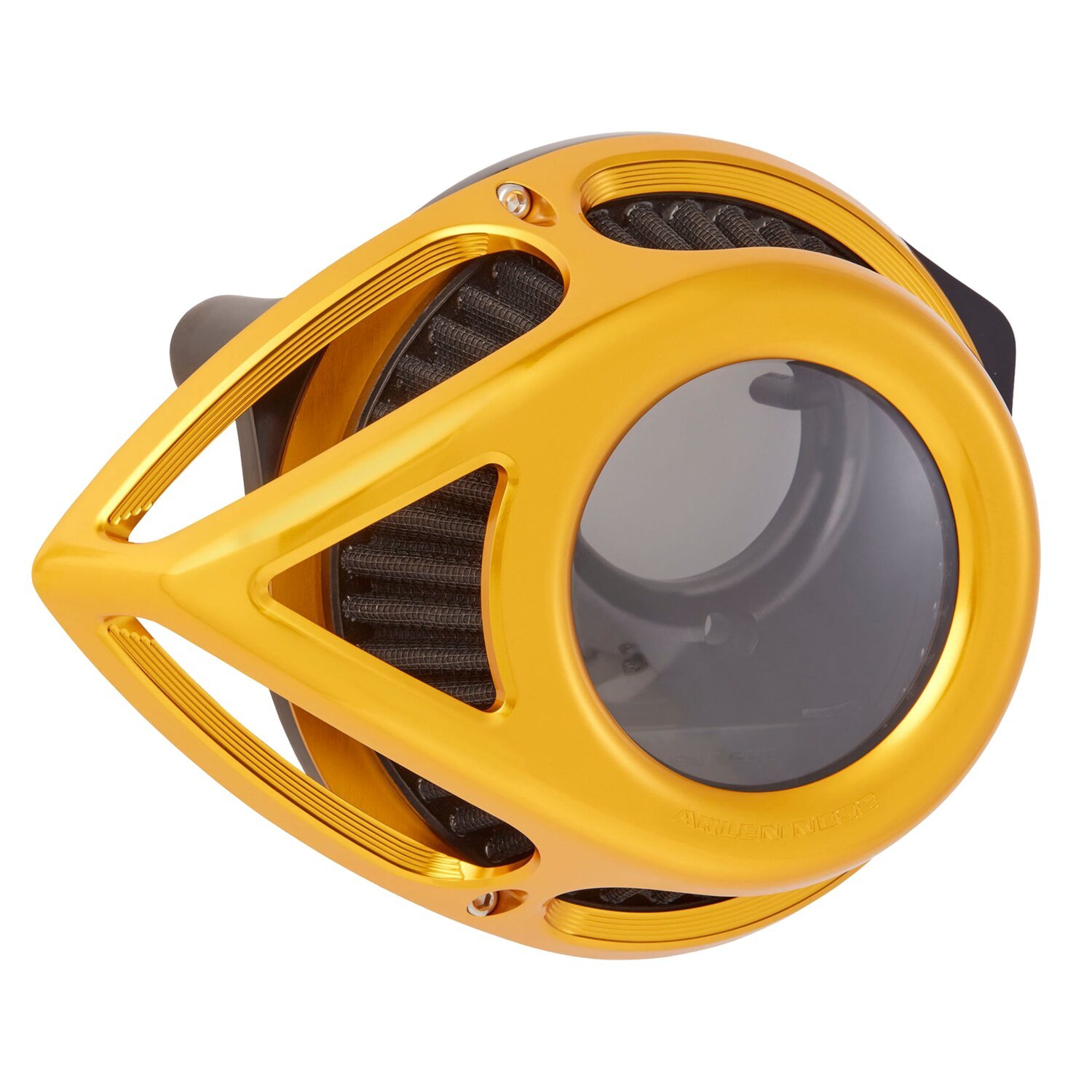 Arlen Ness, Clear Tear Air Cleaner, Gold