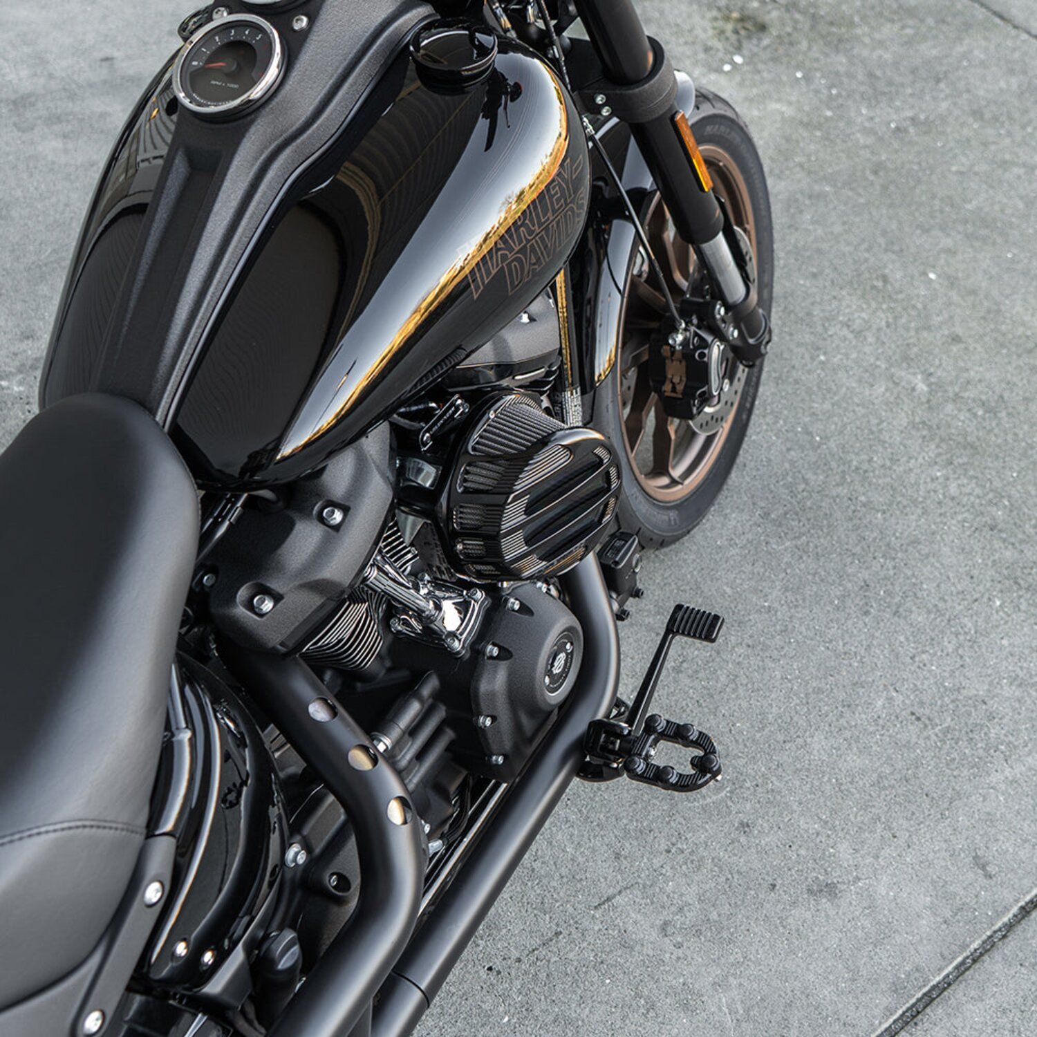 Arlen Ness, Sidekick Air Cleaner, All, Black
