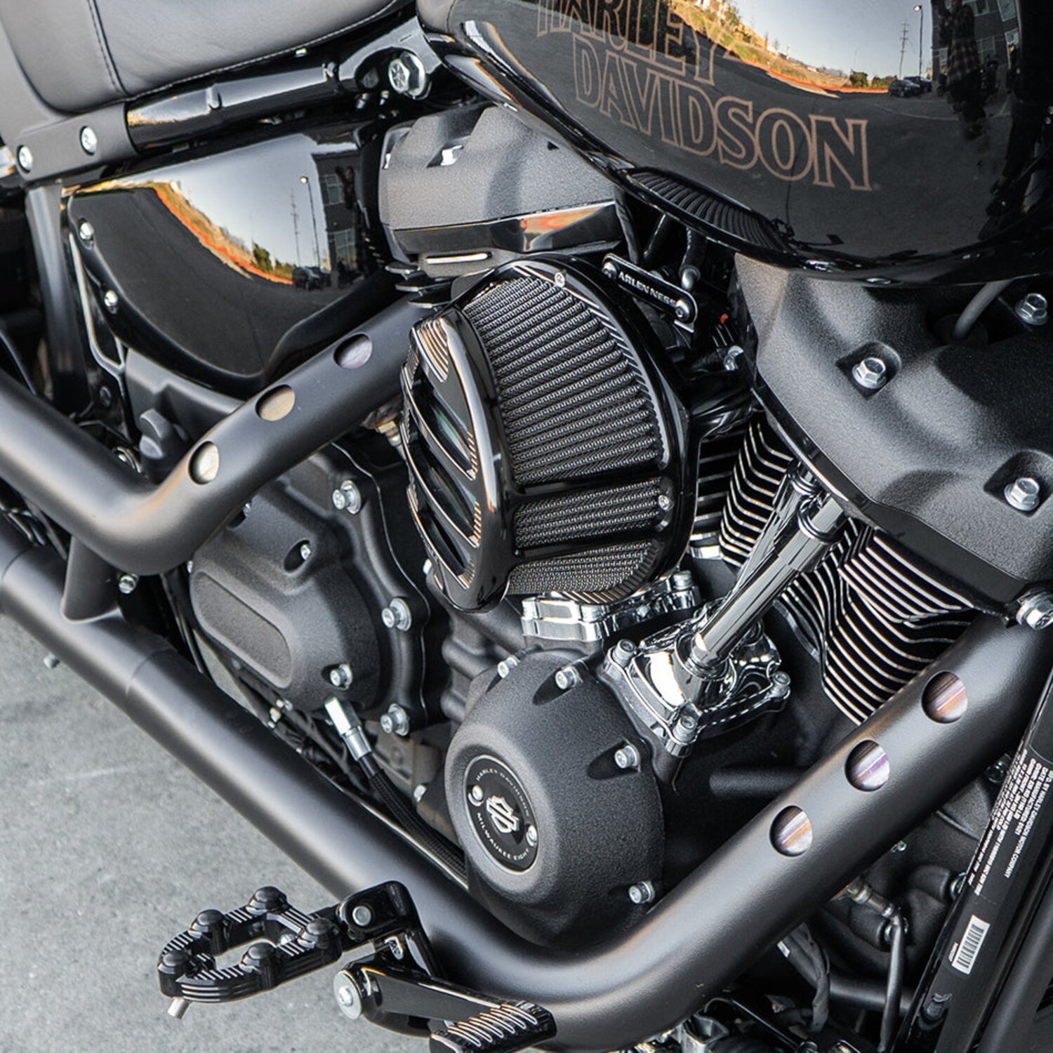 Arlen Ness, Sidekick Air Cleaner, All, Black