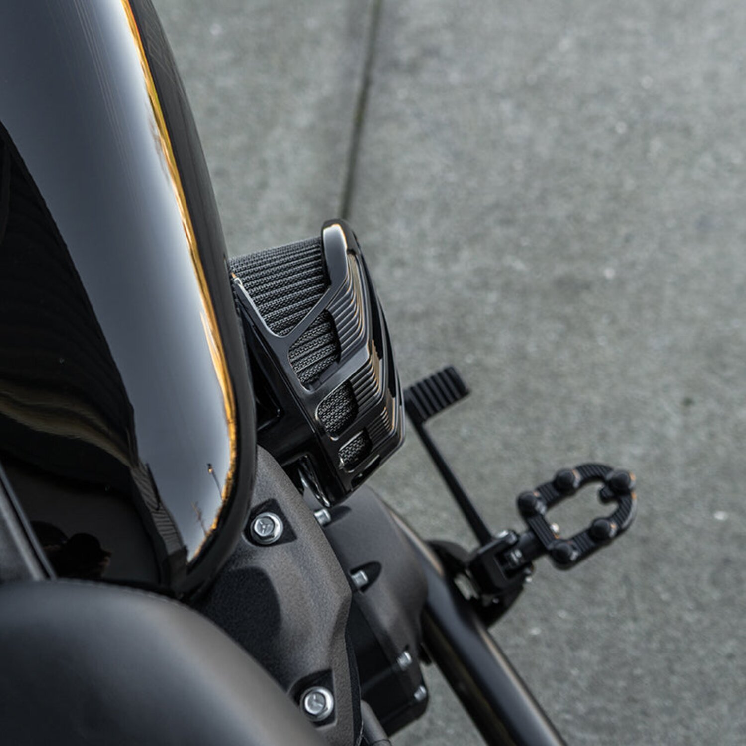 Arlen Ness, Sidekick Air Cleaner, All, Black