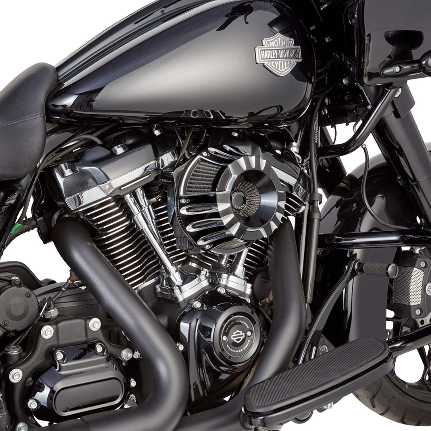 Arlen Ness, Deep Cut Inverted Air Cleaner, Black