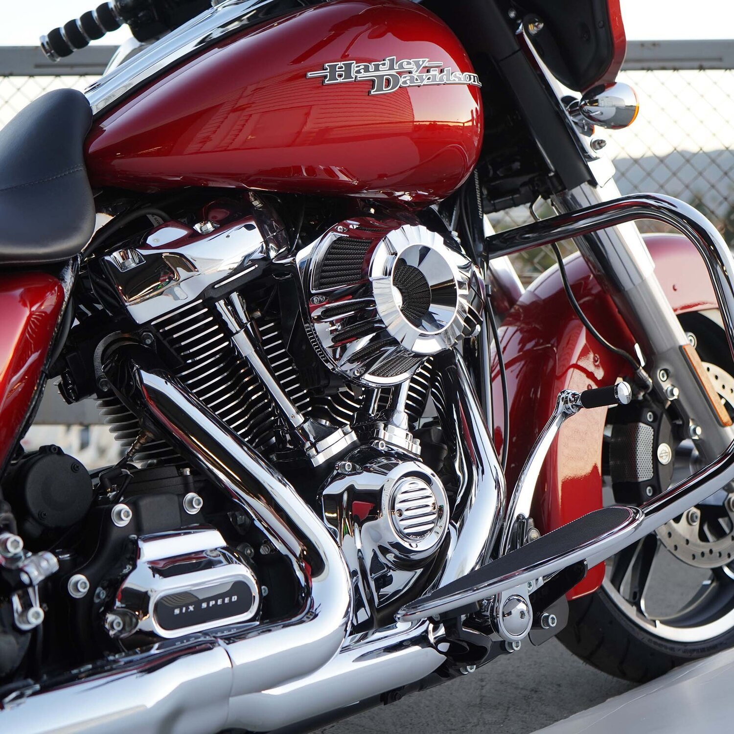 Arlen Ness, Deep Cut Inverted Air Cleaner, Chrome