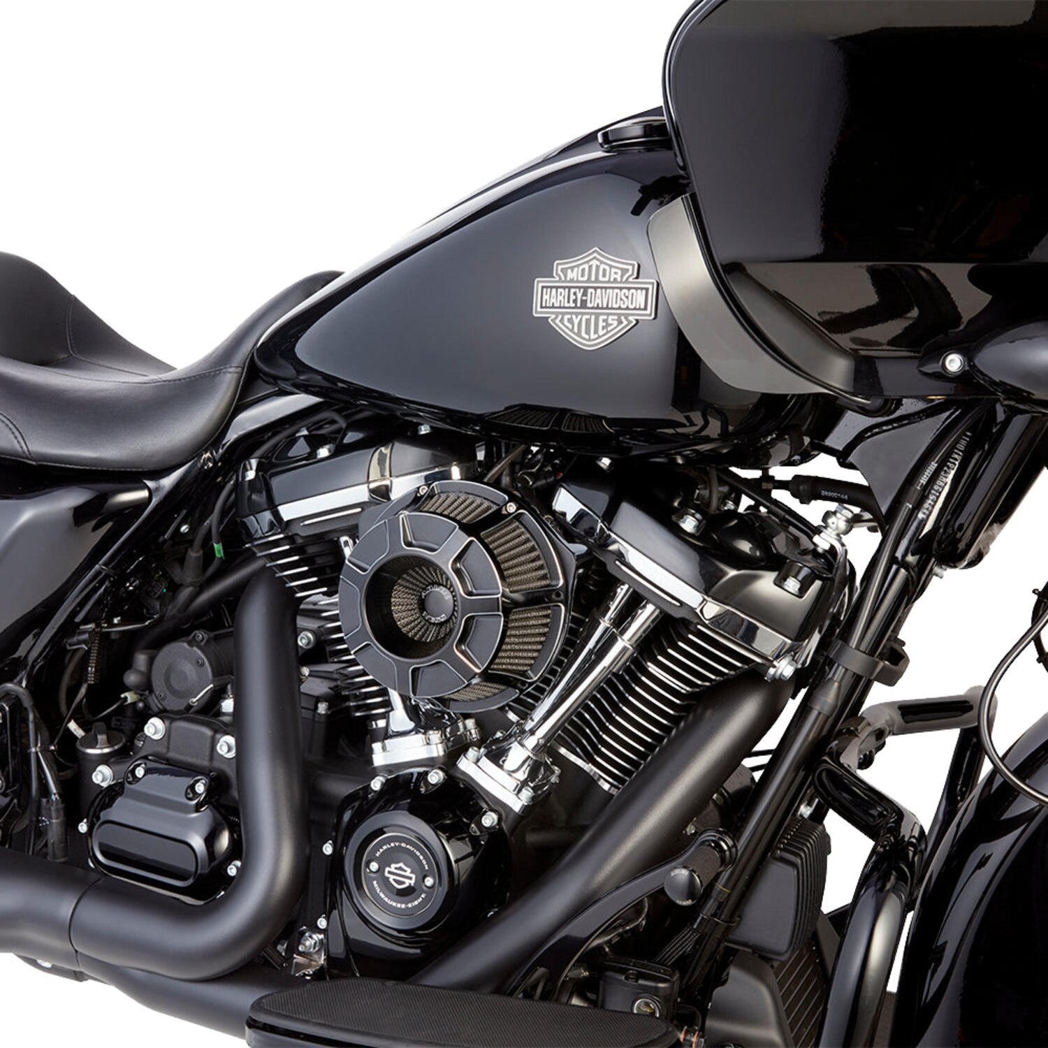 Arlen Ness, Beveled Inverted Air Cleaner, Black