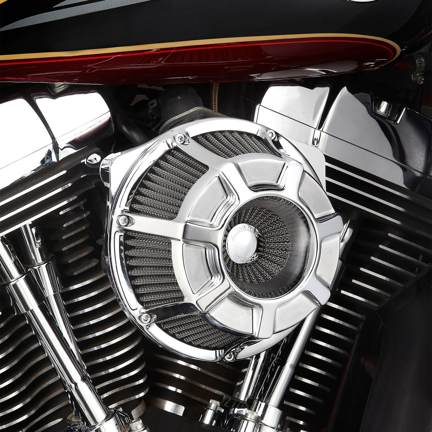 Arlen Ness, Beveled Inverted Air Cleaner, Chrome