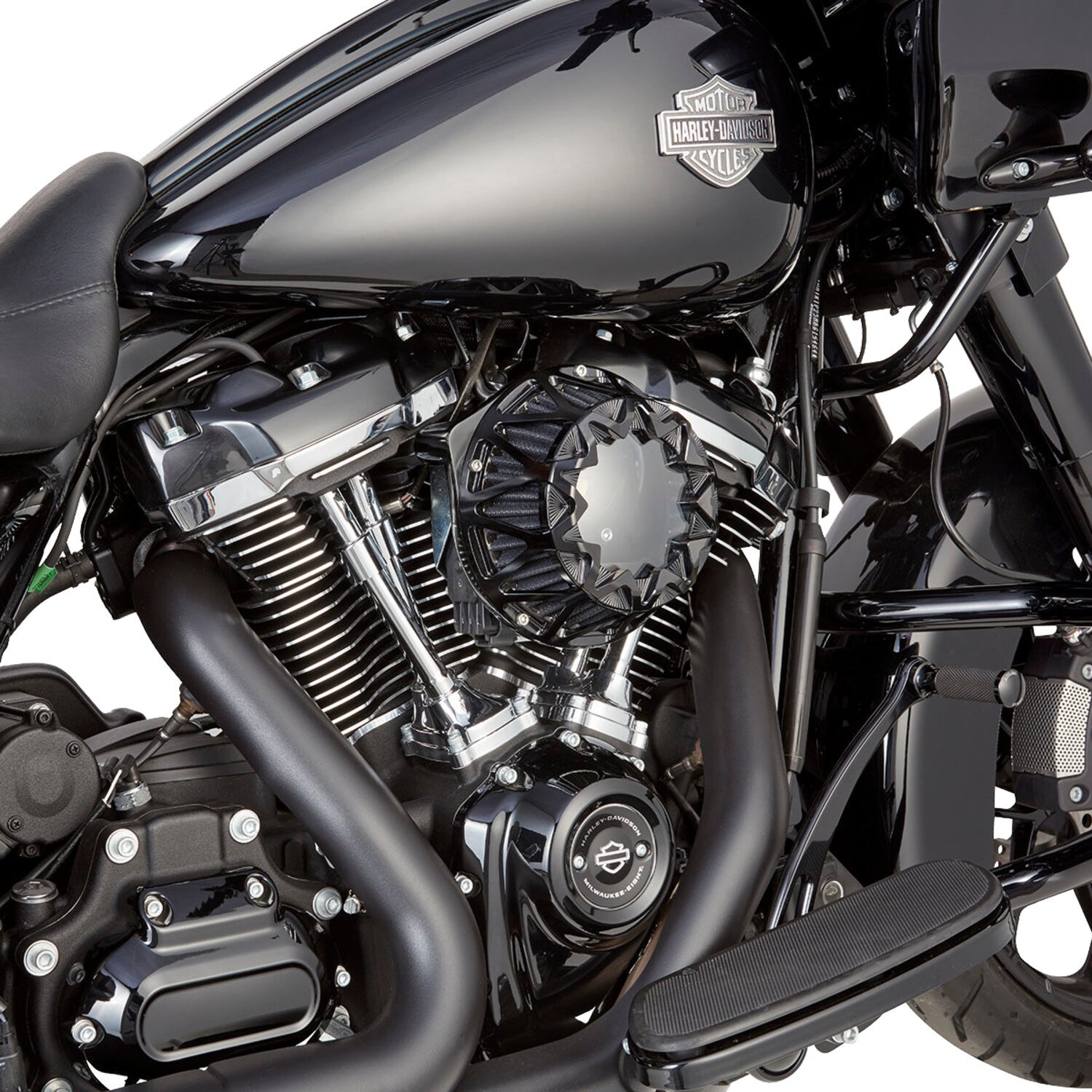 Arlen Ness, Crossfire Air Cleaner, All, Black