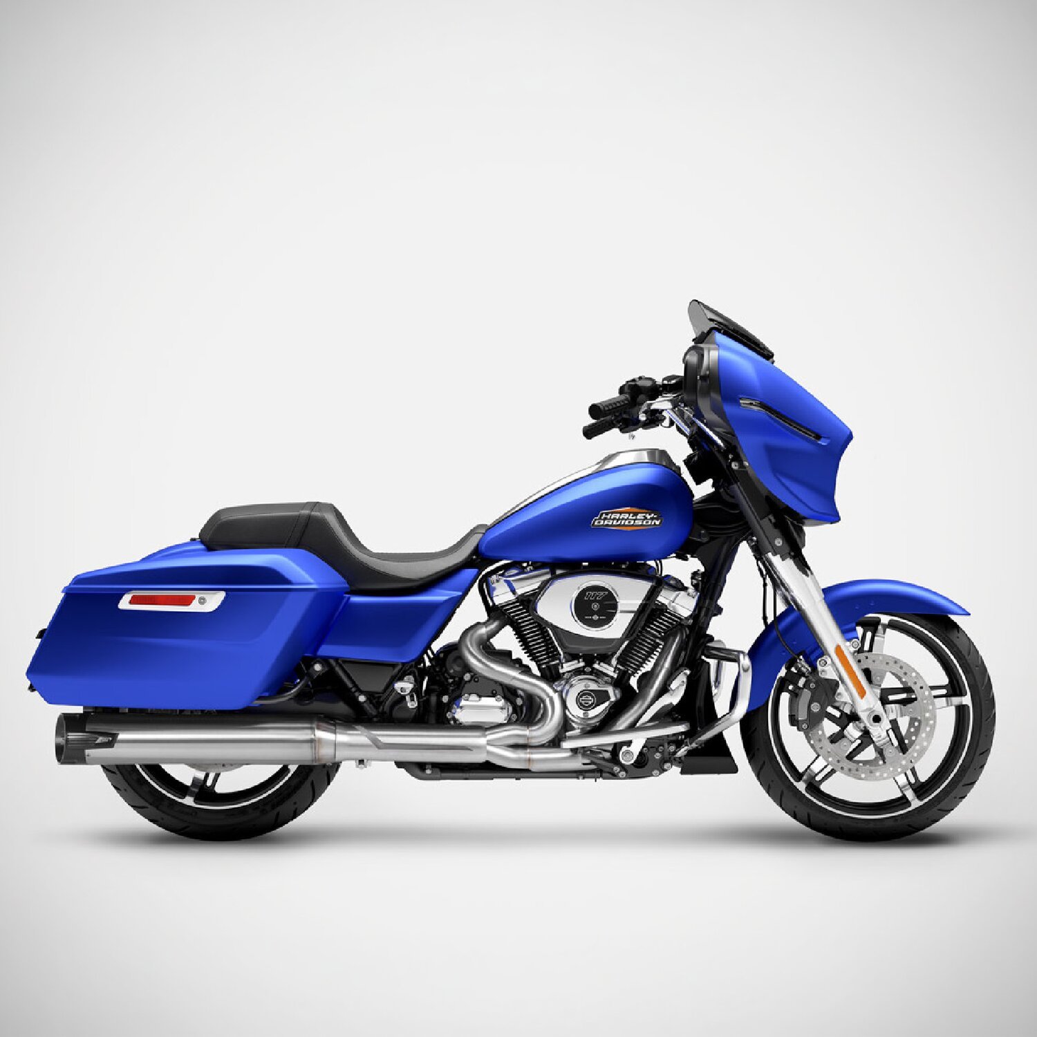 Zard, Touring Euro 5+ 2-1 exhaust system. Satin stainless