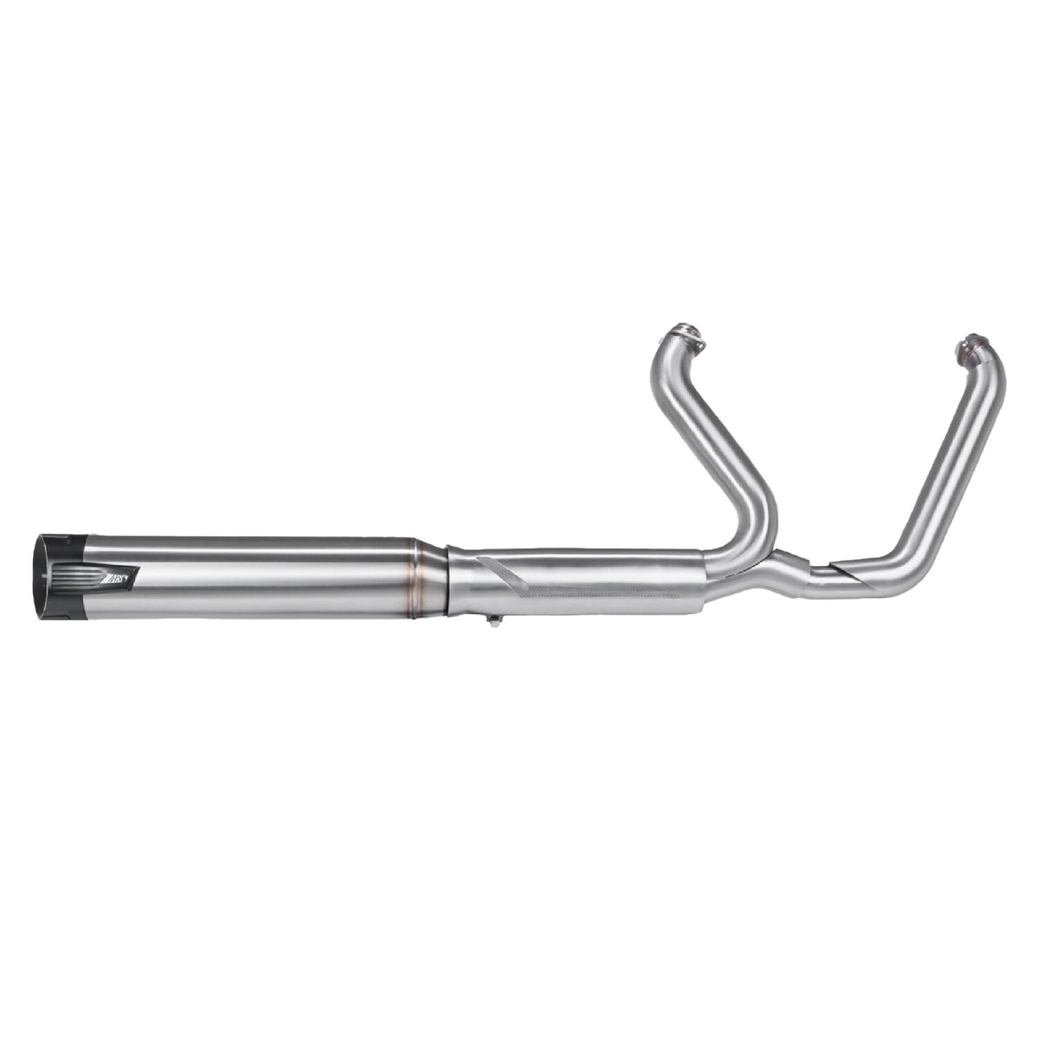 Zard, Softail Euro 5+ 2-1 exhaust system. Satin stainless