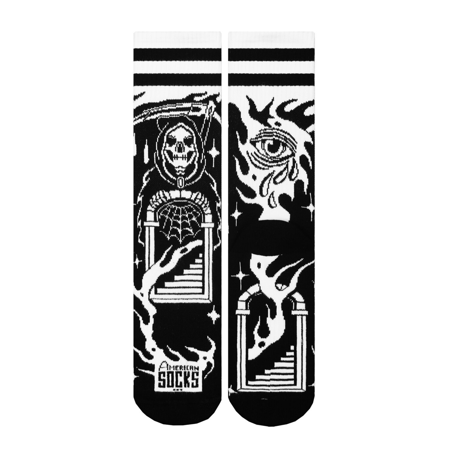 American Socks Death's Door Mid High socks