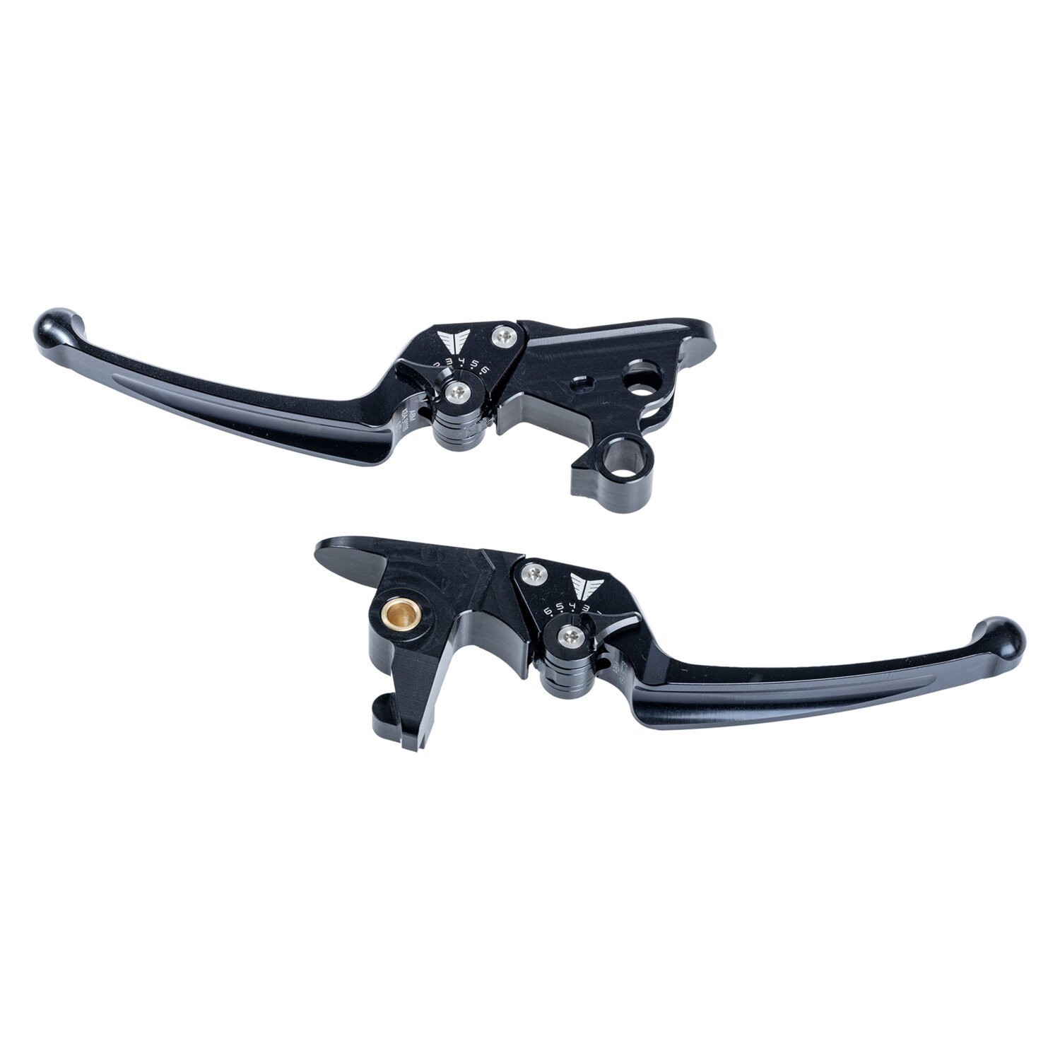 Müller, Adjustable Lever Set Euro 4/ Euro 5, Black, Anodized