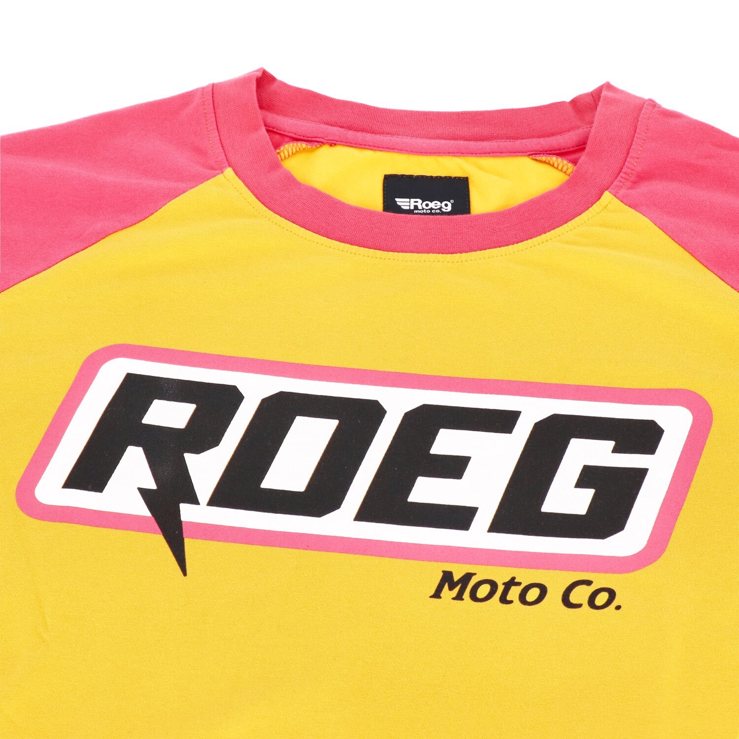 Roeg Ricky krekls ar garām piedurknēm, dzeltens, sarkans, M