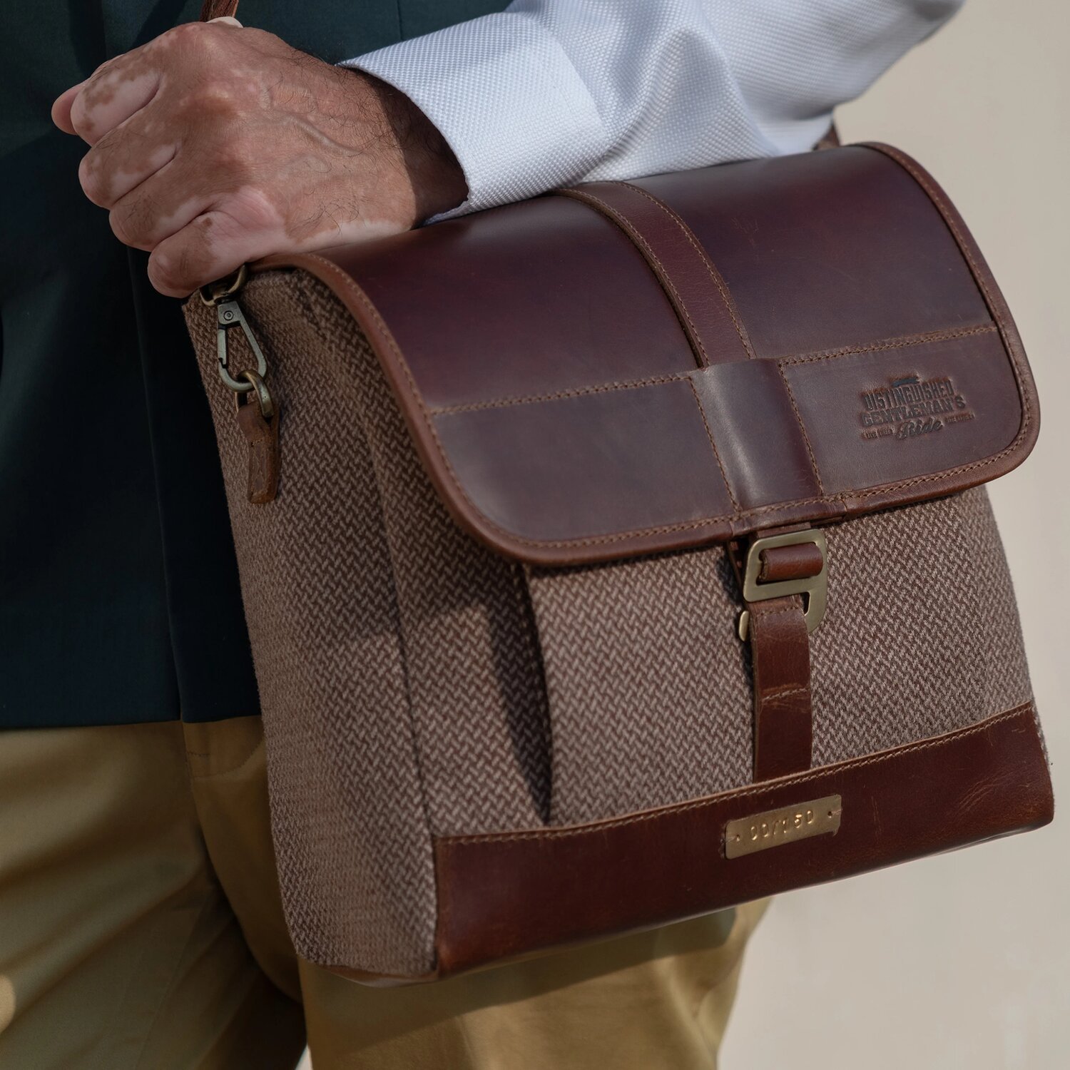 Trip Machine x DGR Wayfarer Pannier, cognac