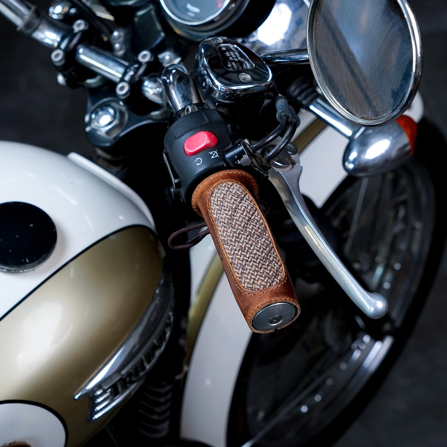 Trip Machine x DGR Haberdash Grips 10cm, cognac
